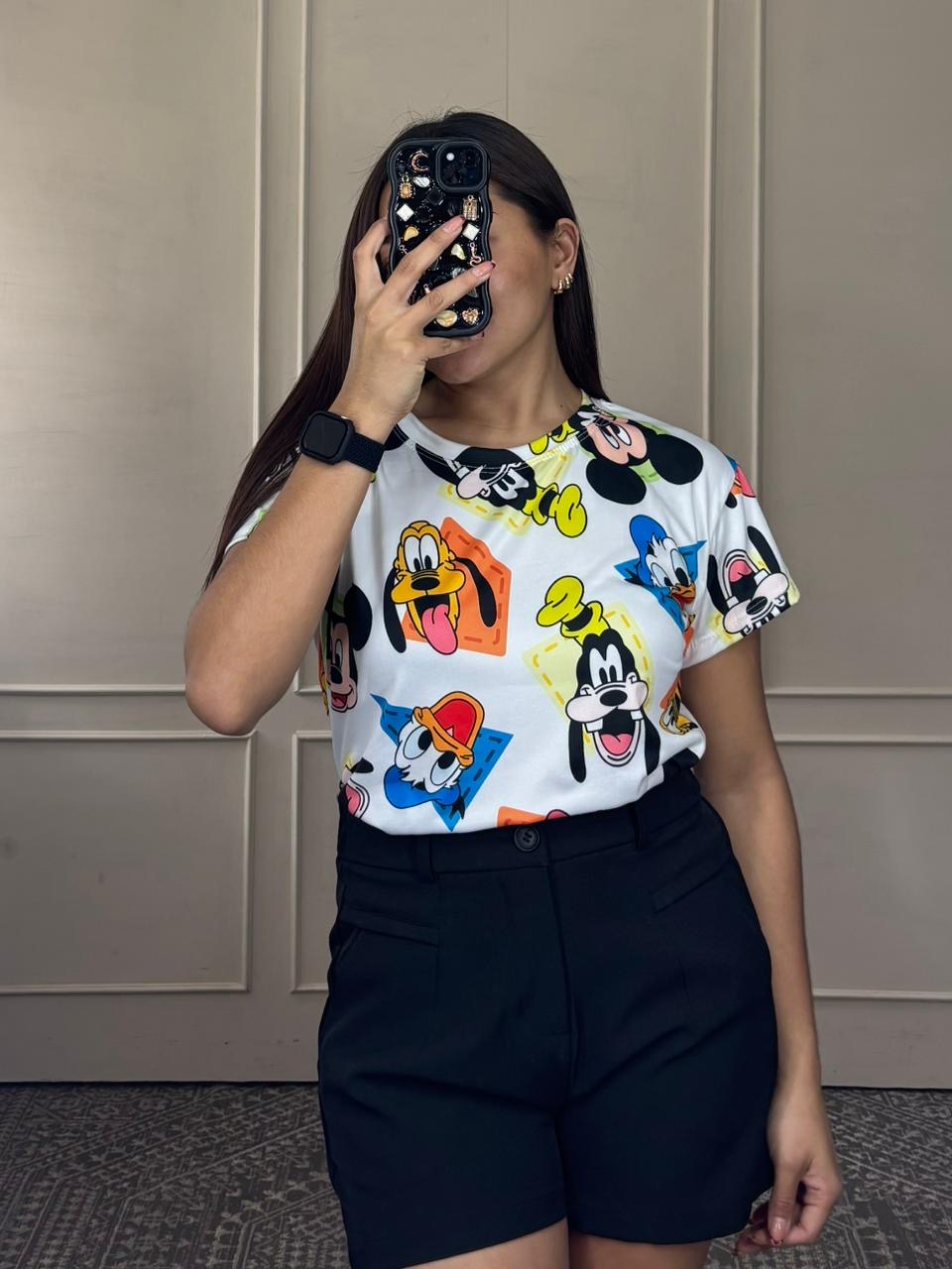 Playera animada unitalla Mickey Mouse