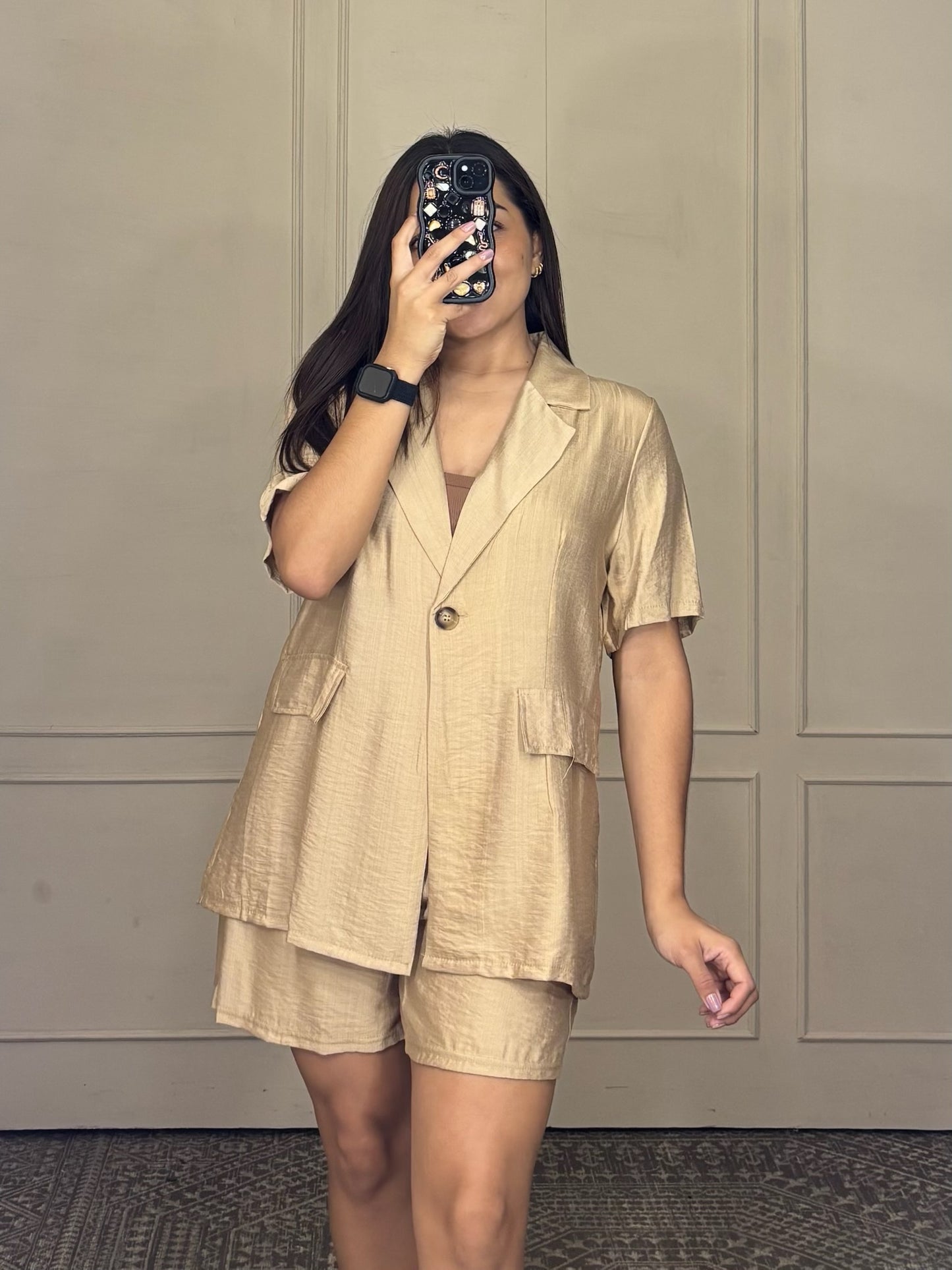 Conjuntos short y blusa vestir