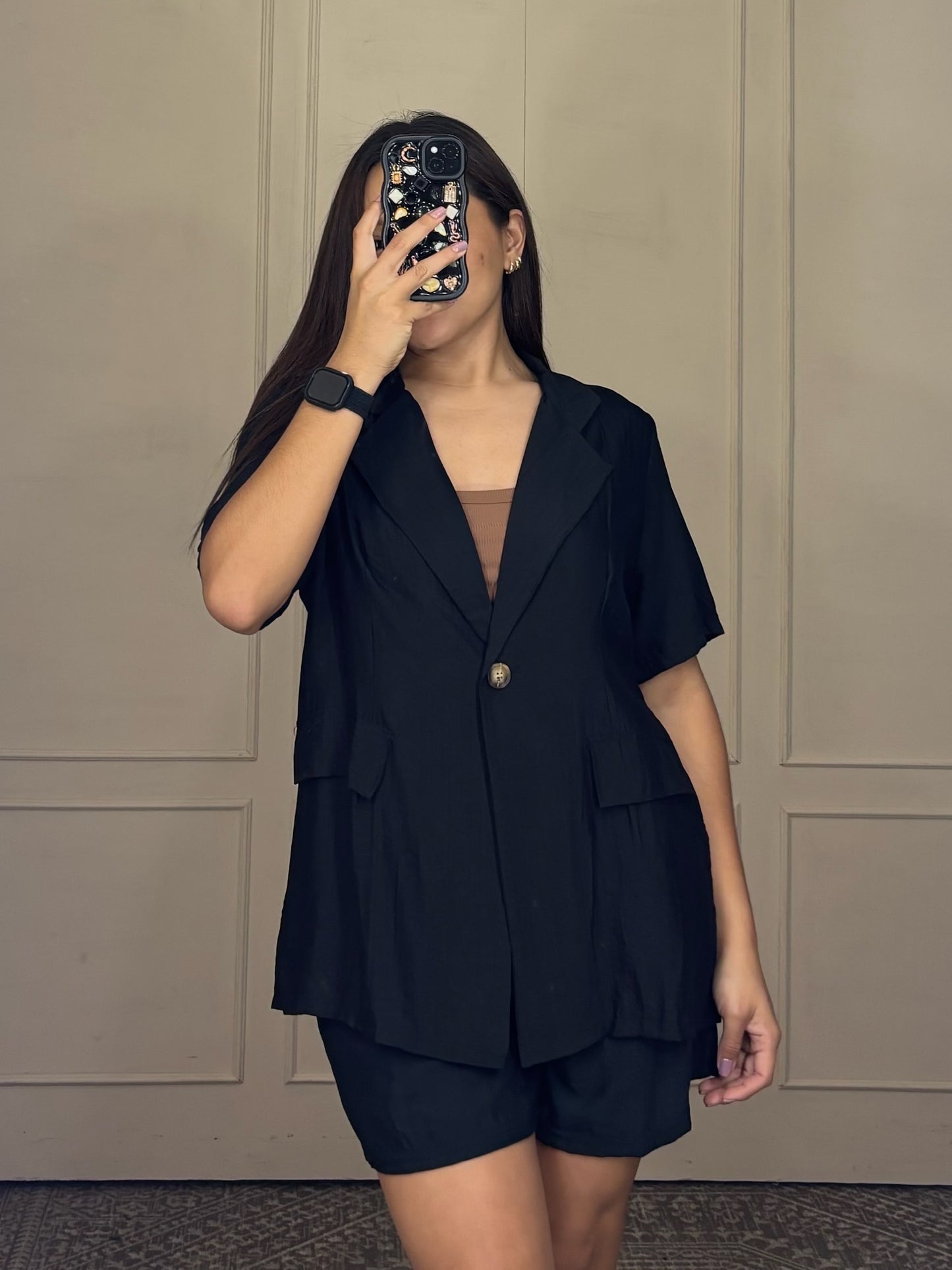 Conjuntos short y blusa vestir