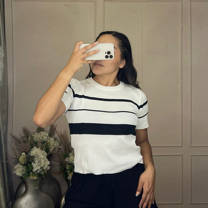 Blusa casual rayas horizontales