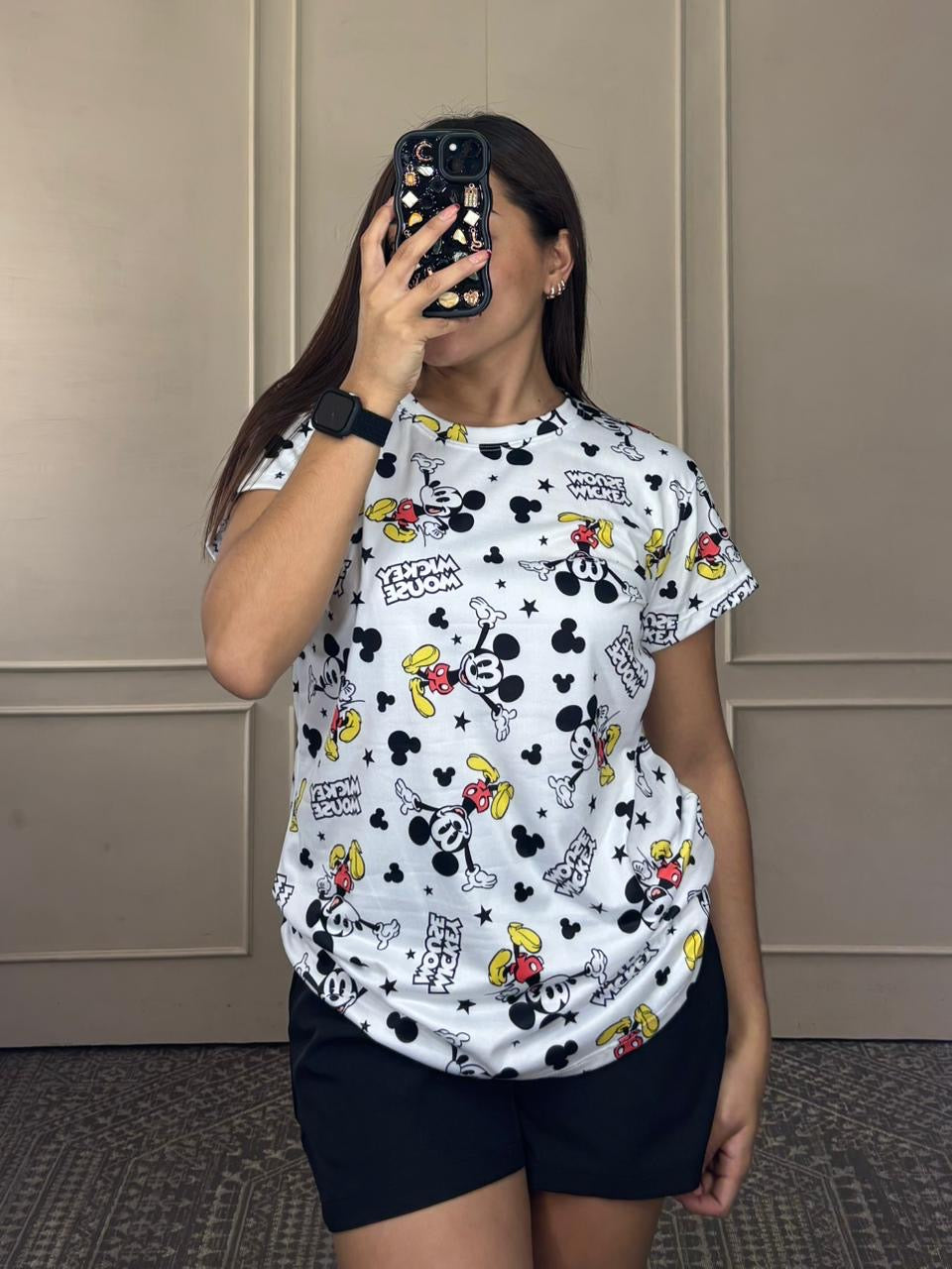 Playera animada unitalla Mickey Mouse