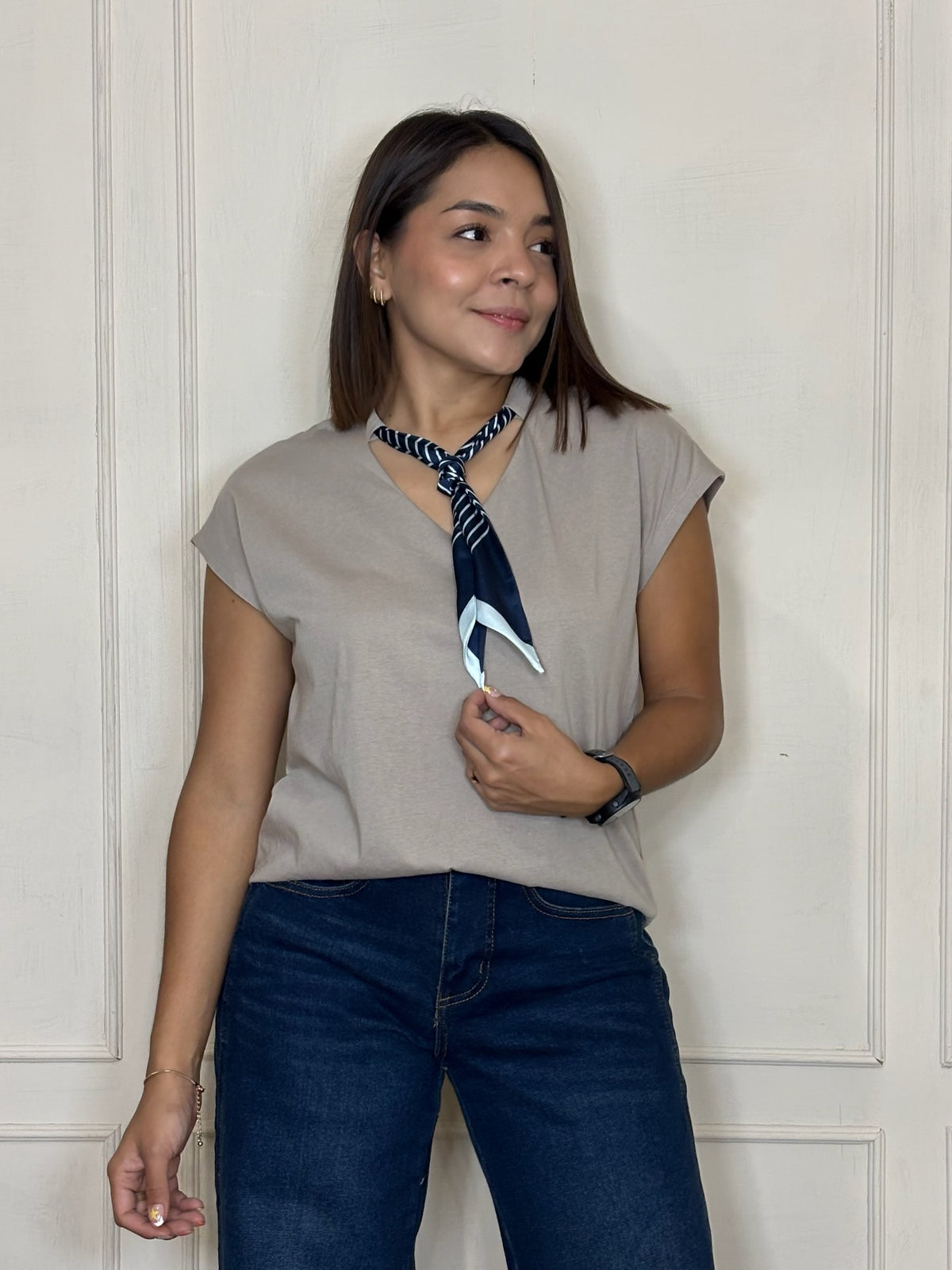 Blusa Irene · Basica con Liston