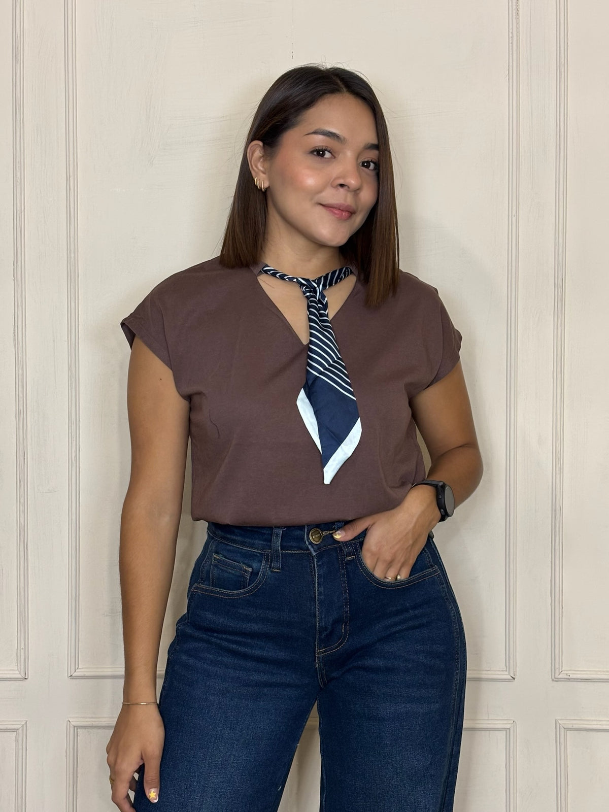 Blusa Irene · Basica con Liston