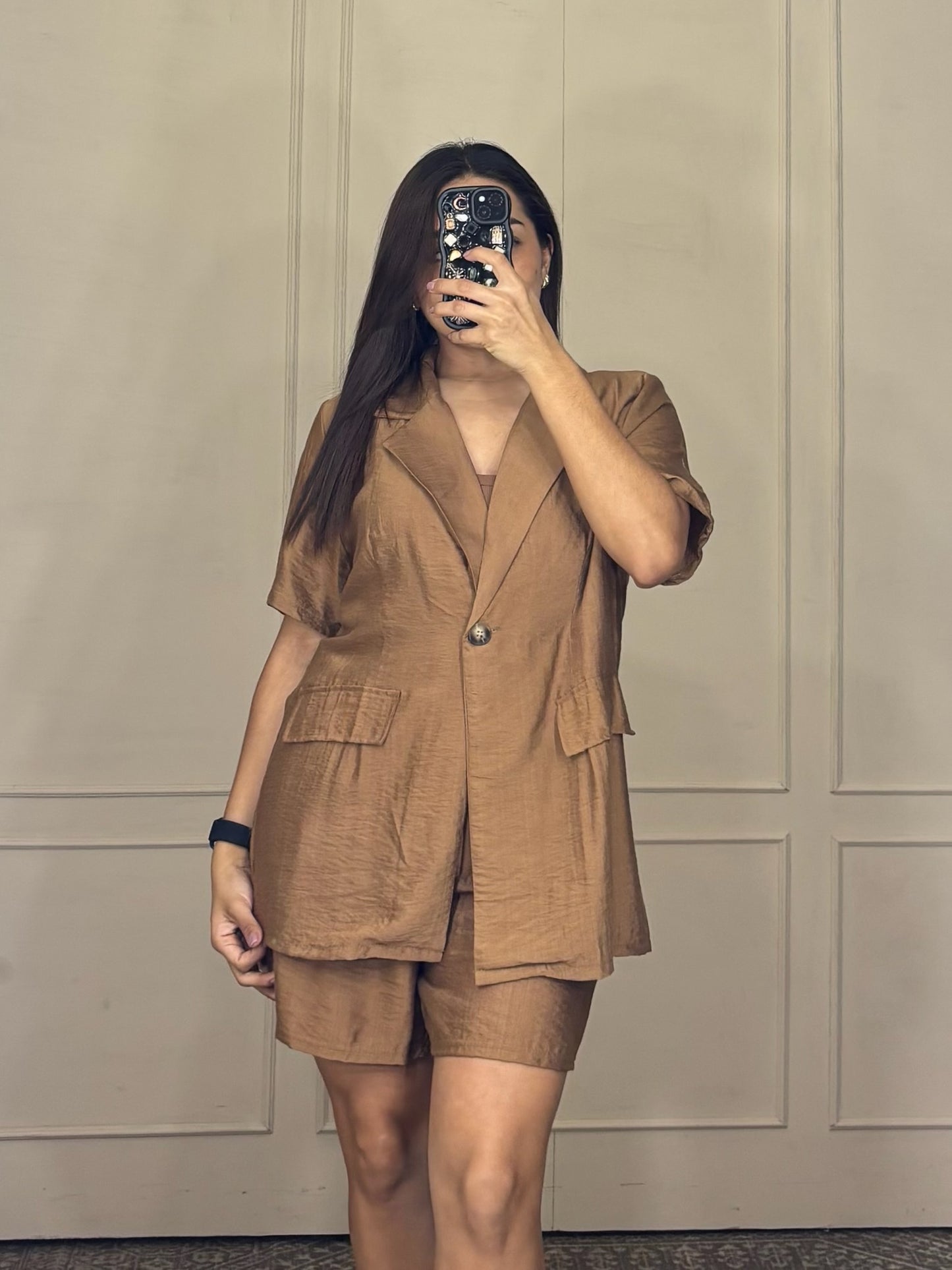 Conjuntos short y blusa vestir
