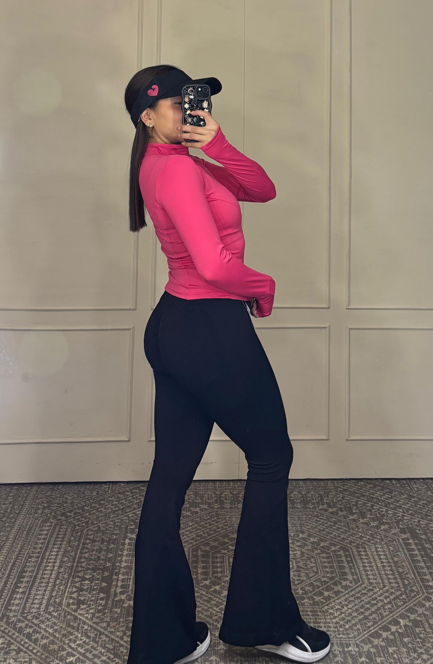 Legging deportivo acampanado