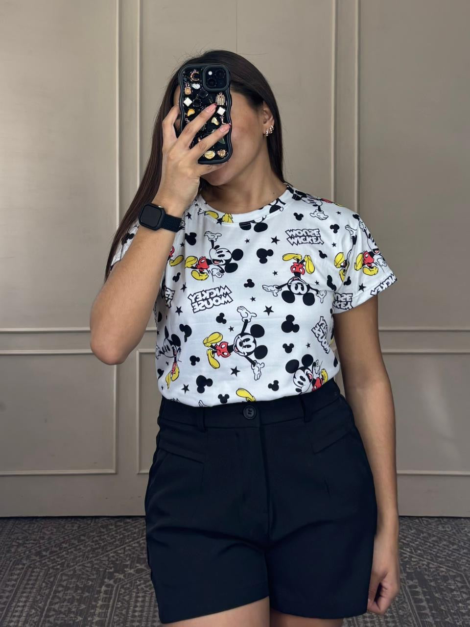 Playera animada unitalla Mickey Mouse