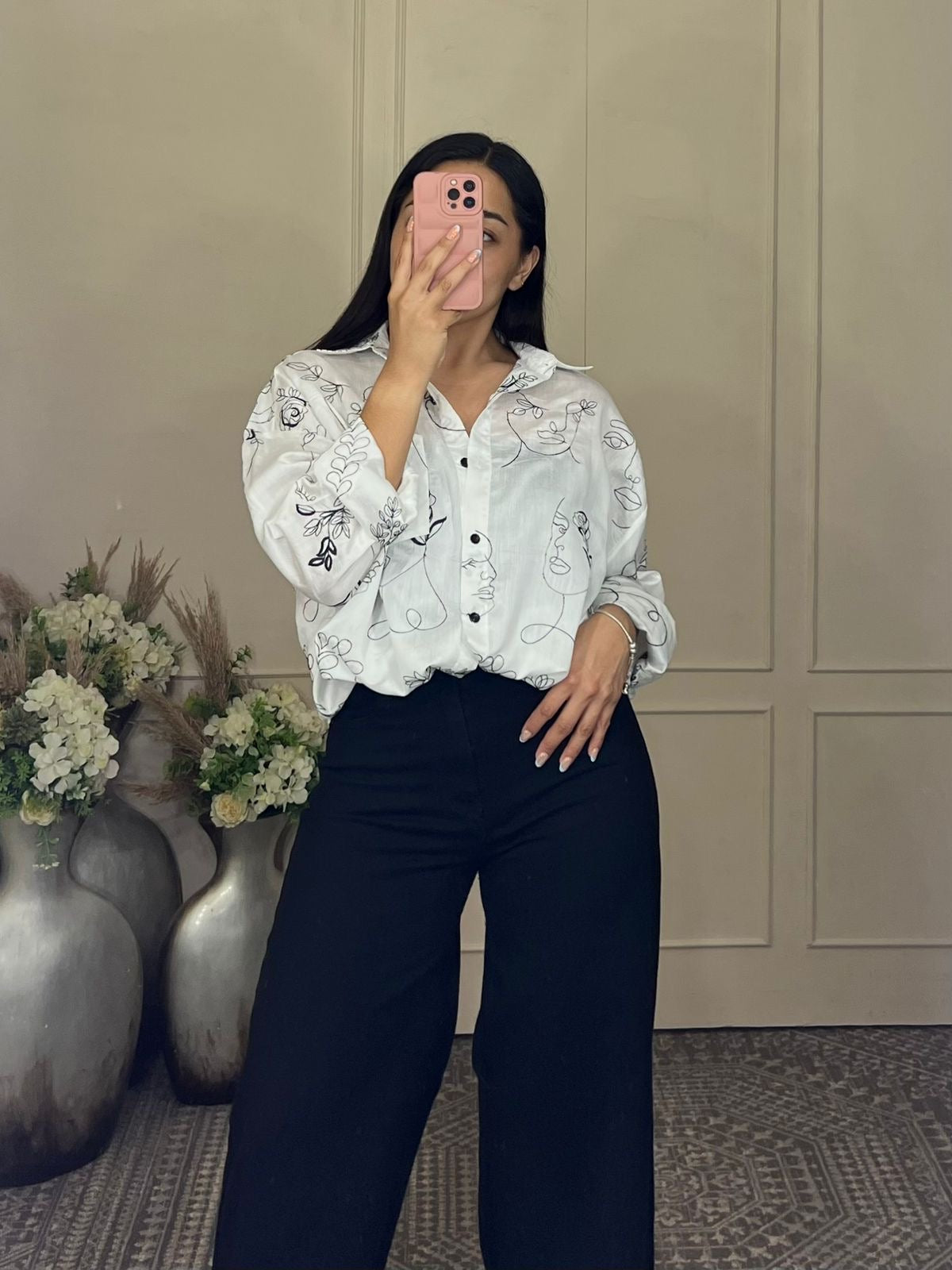 Blusa botones mona tejida