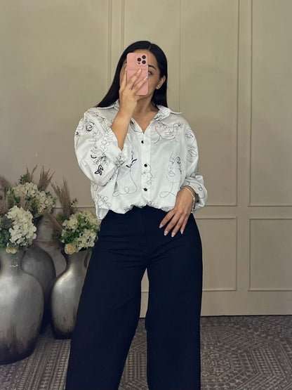 Blusa botones mona tejida
