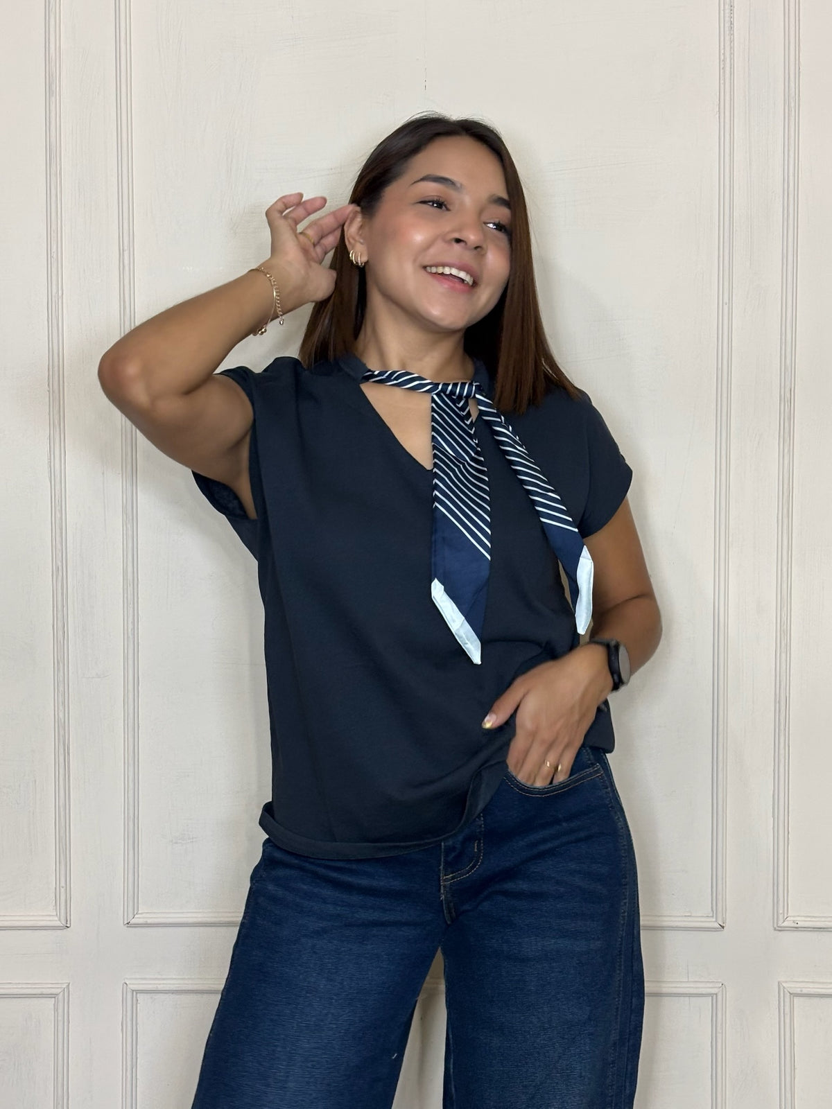 Blusa Irene · Basica con Liston