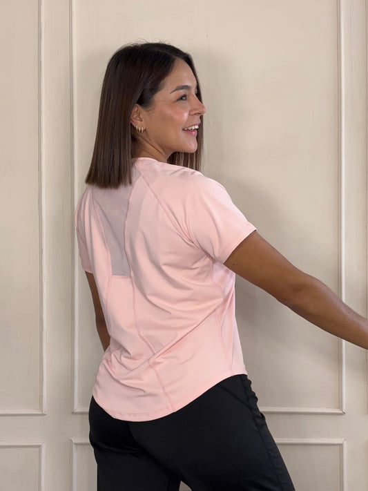 Blusa deportiva cuello redondo