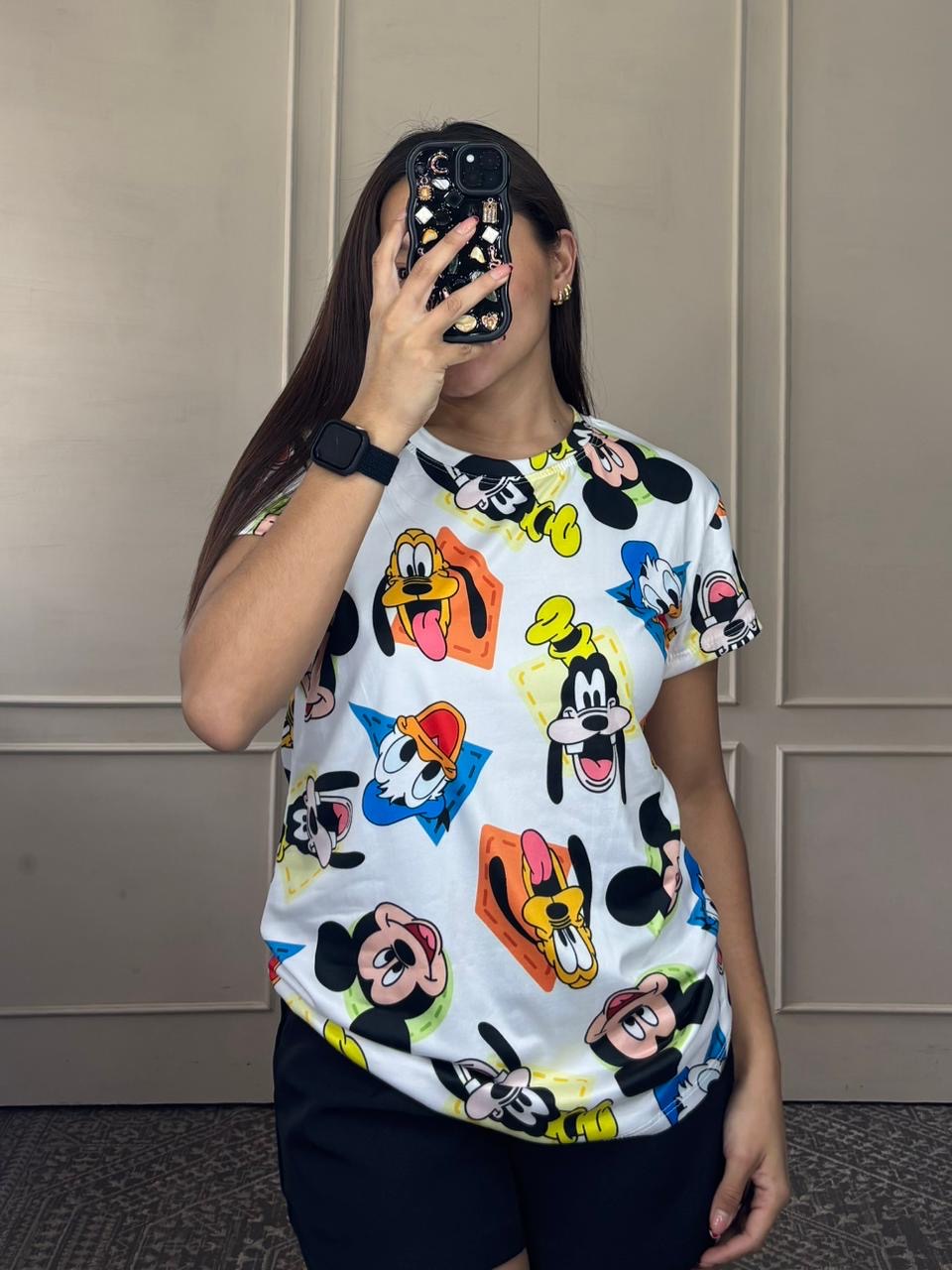 Playera animada unitalla Mickey Mouse