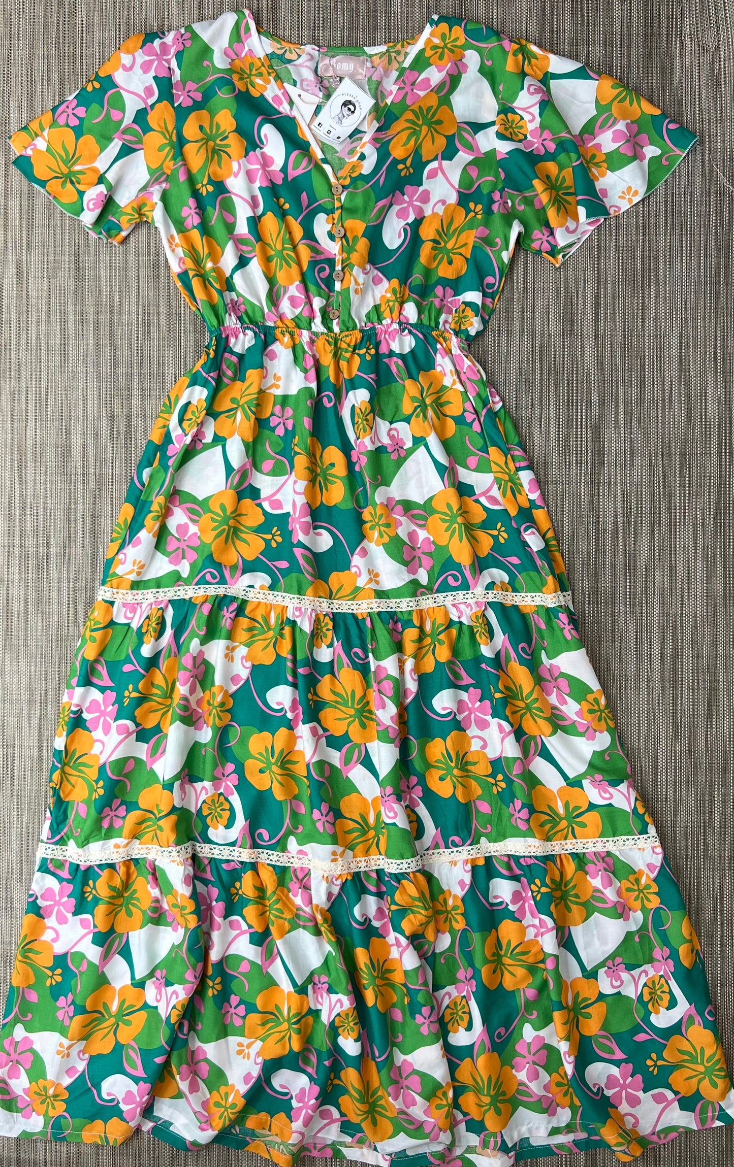 Vestidos flores hawaiana