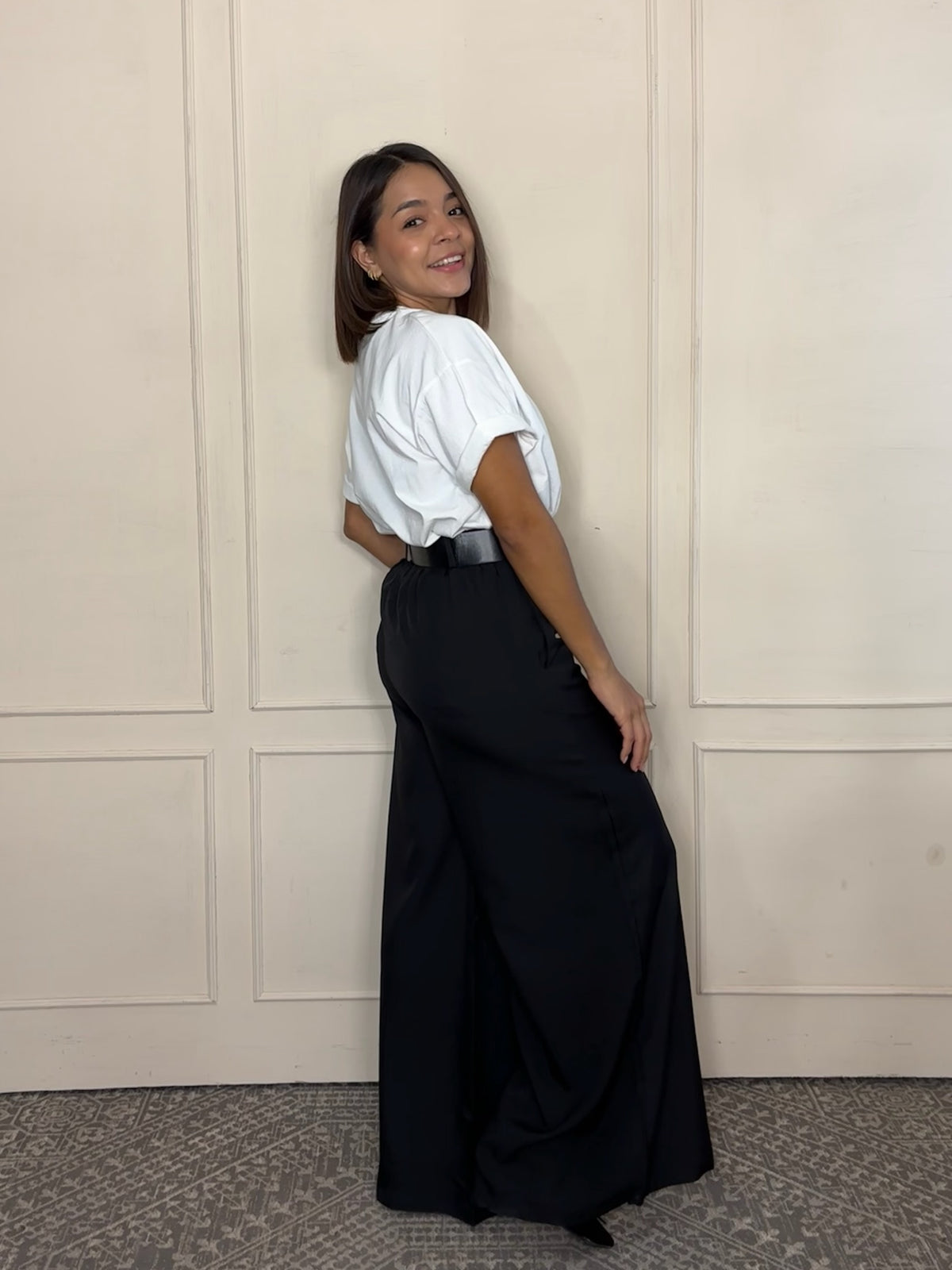 Pantalon Laura · Vestir con cinto