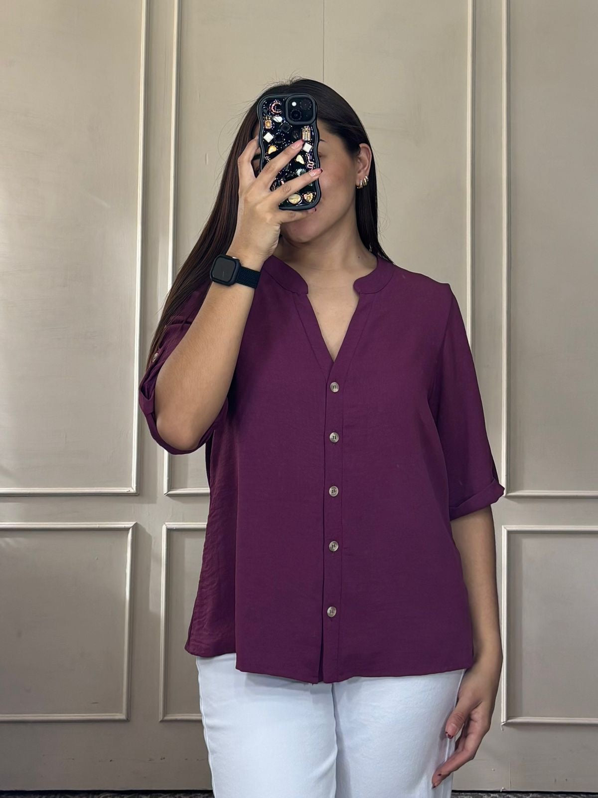Blusa manga 3/4