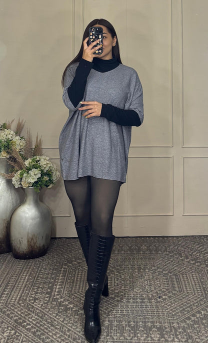 Blusa Brillos oversize