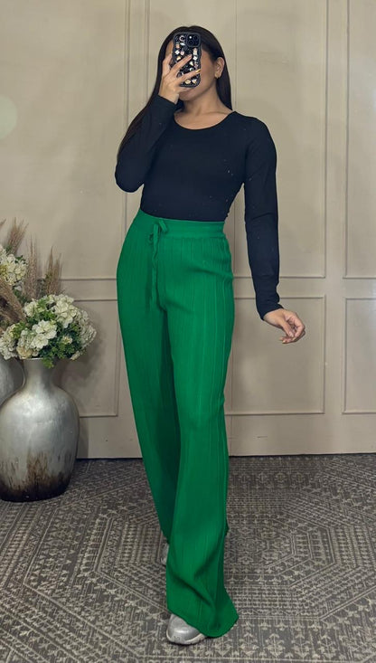 Pantalón punto rayas unítalla