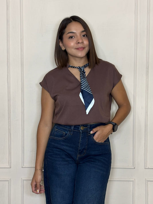 Blusa Irene · Basica con Liston