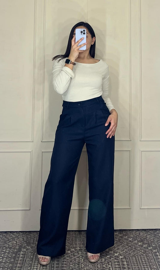 Pantalon vestir corte recto red mar