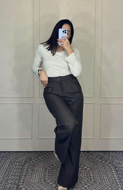 Pantalon vestir corte recto red mar