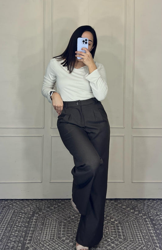 Pantalon vestir corte recto red mar