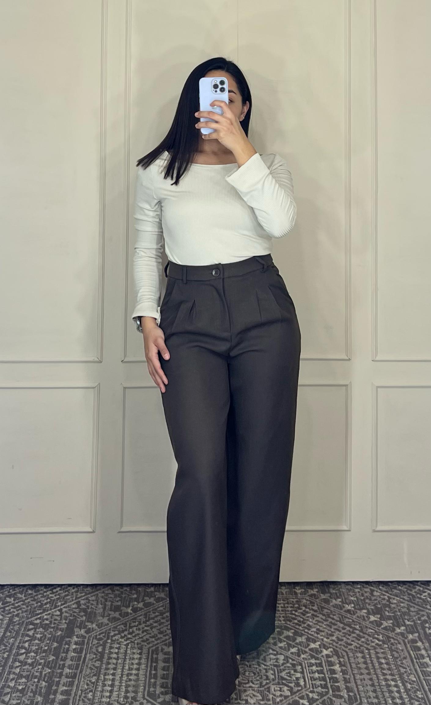 Pantalon vestir corte recto red mar