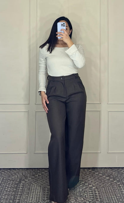 Pantalon vestir corte recto red mar