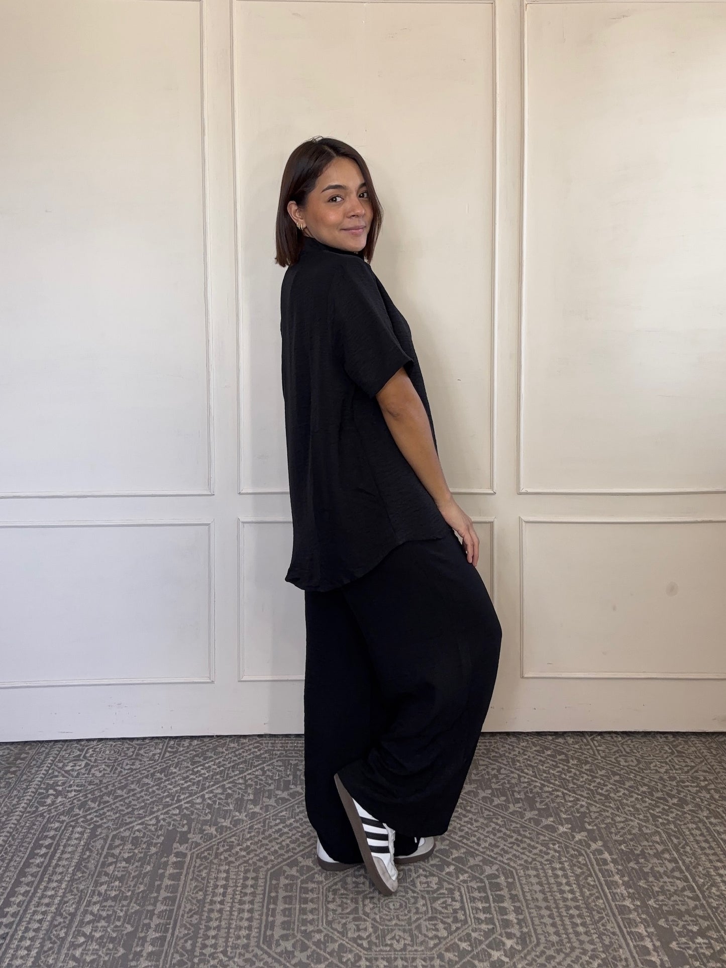Conjunto Camisero de Pantalón Ancho unitalla