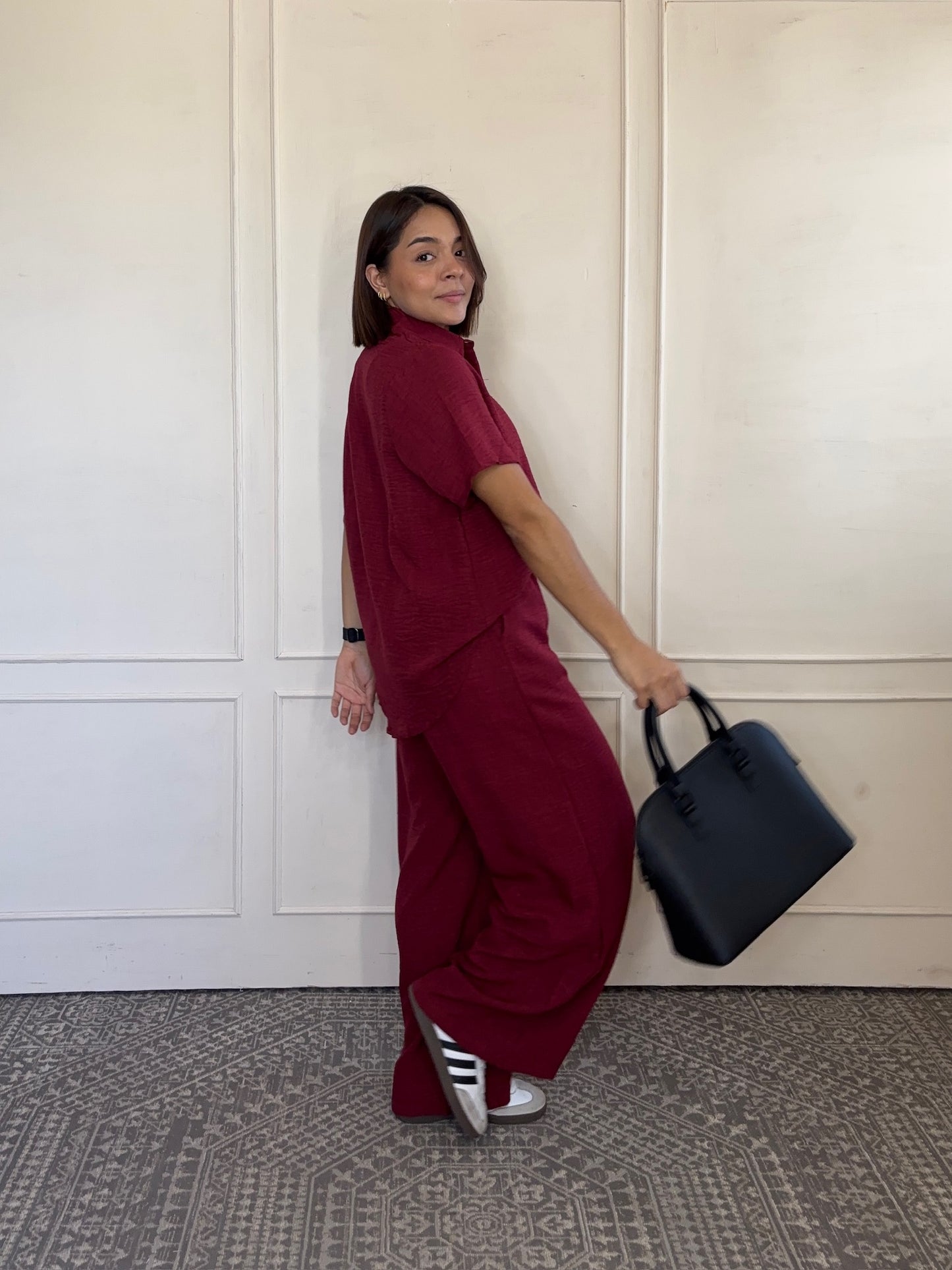 Conjunto Camisero de Pantalón Ancho unitalla