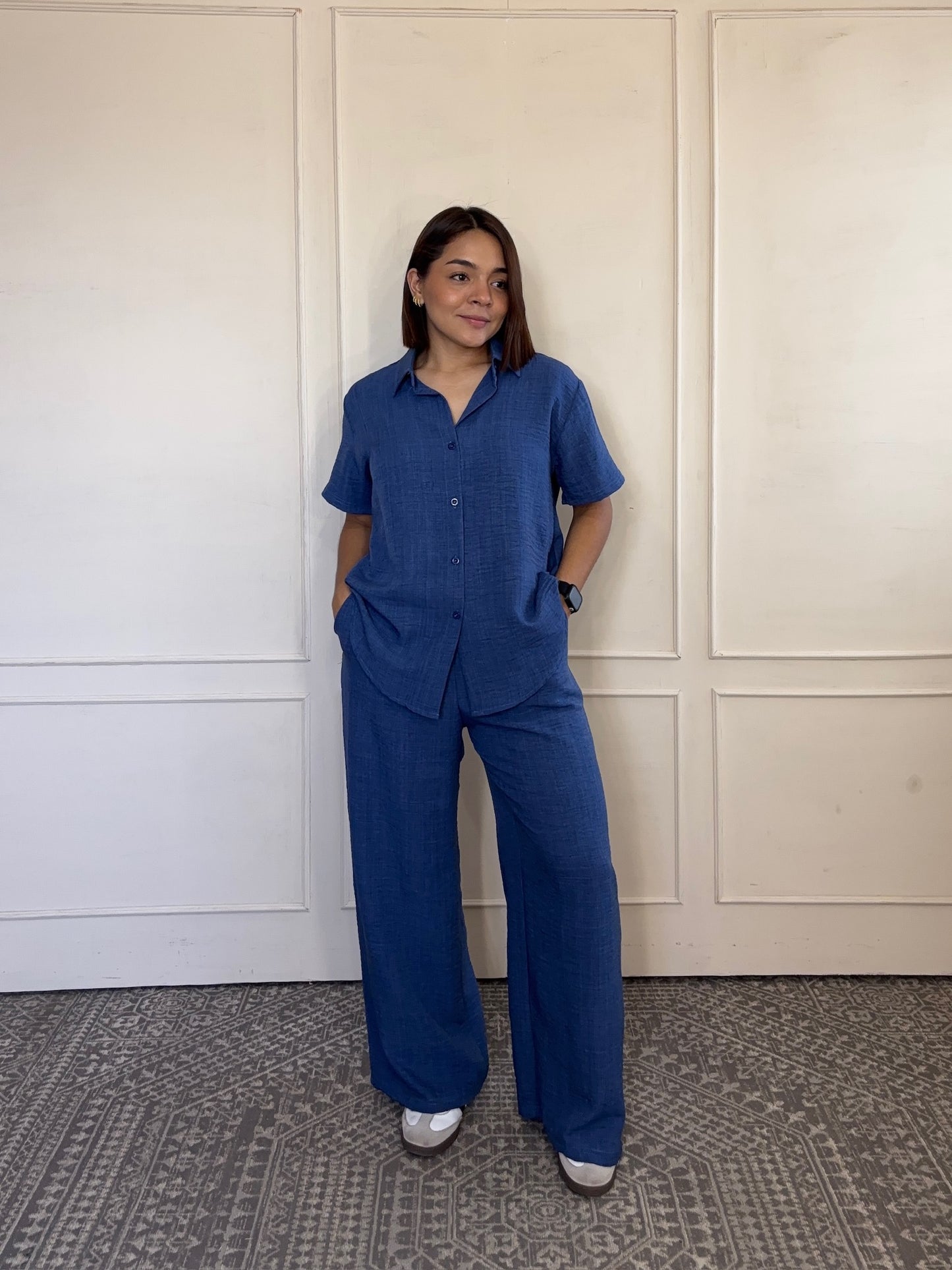 Conjunto Camisero de Pantalón Ancho unitalla