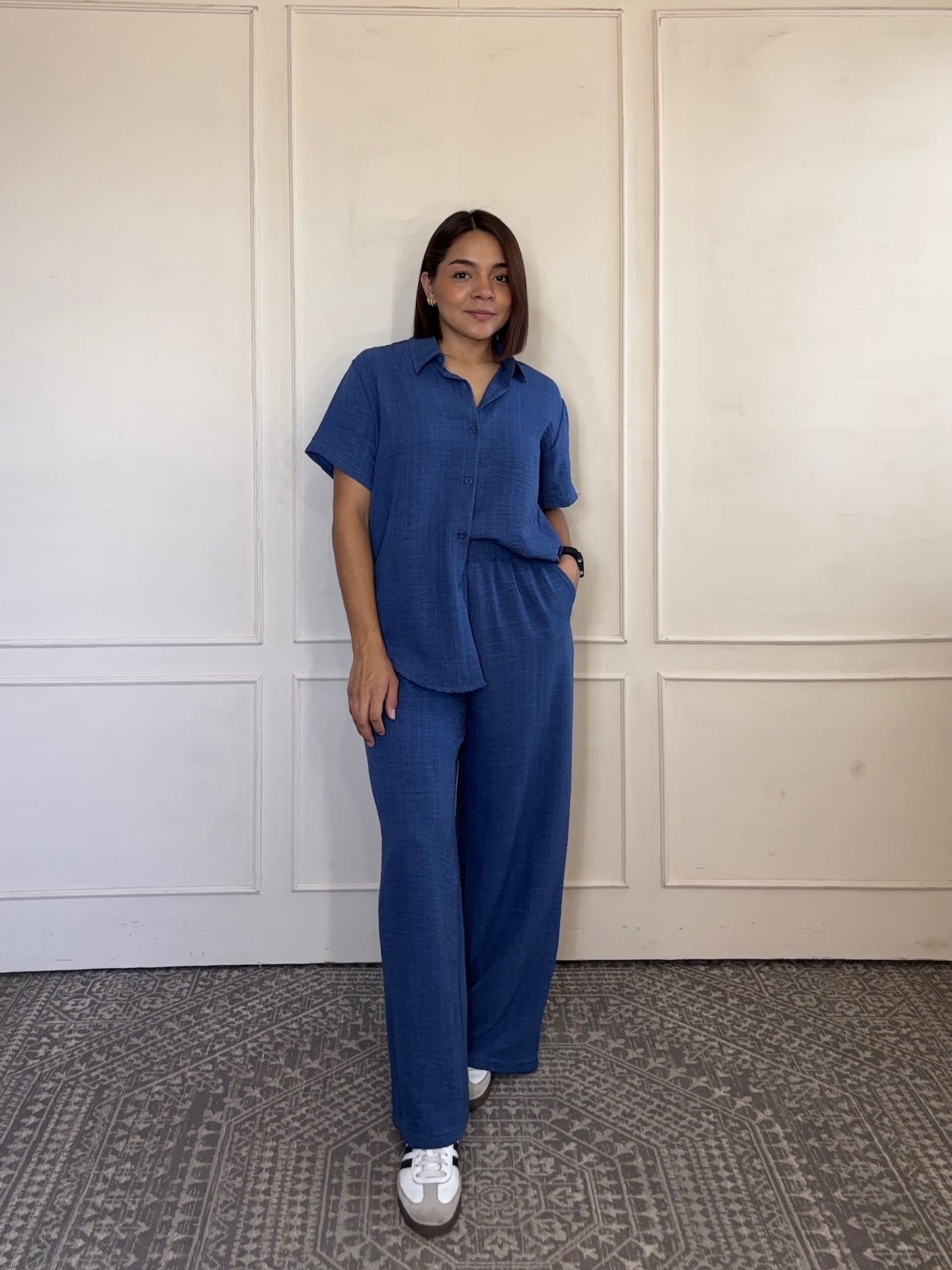 Conjunto Camisero de Pantalón Ancho unitalla