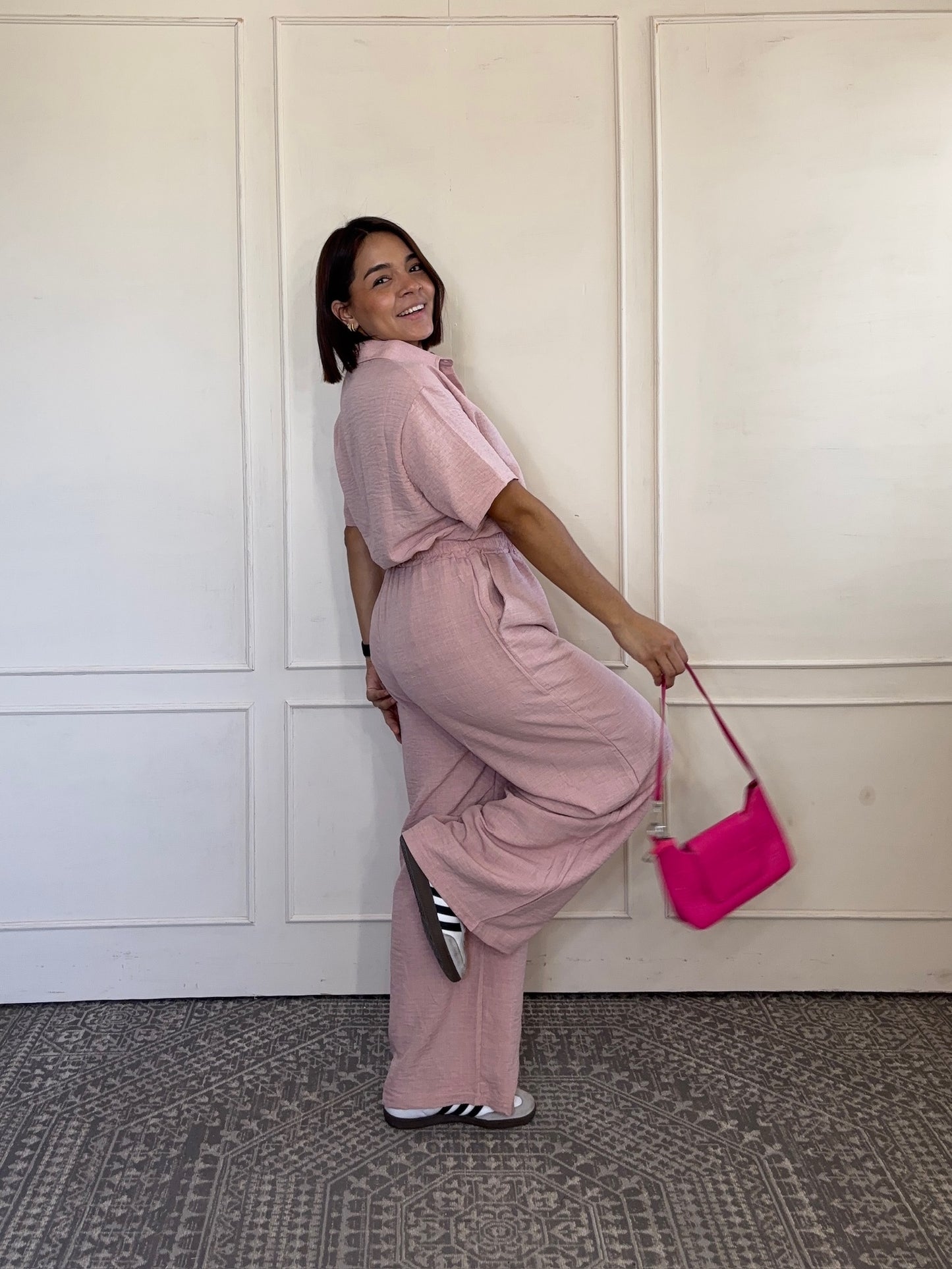 Conjunto Camisero de Pantalón Ancho unitalla