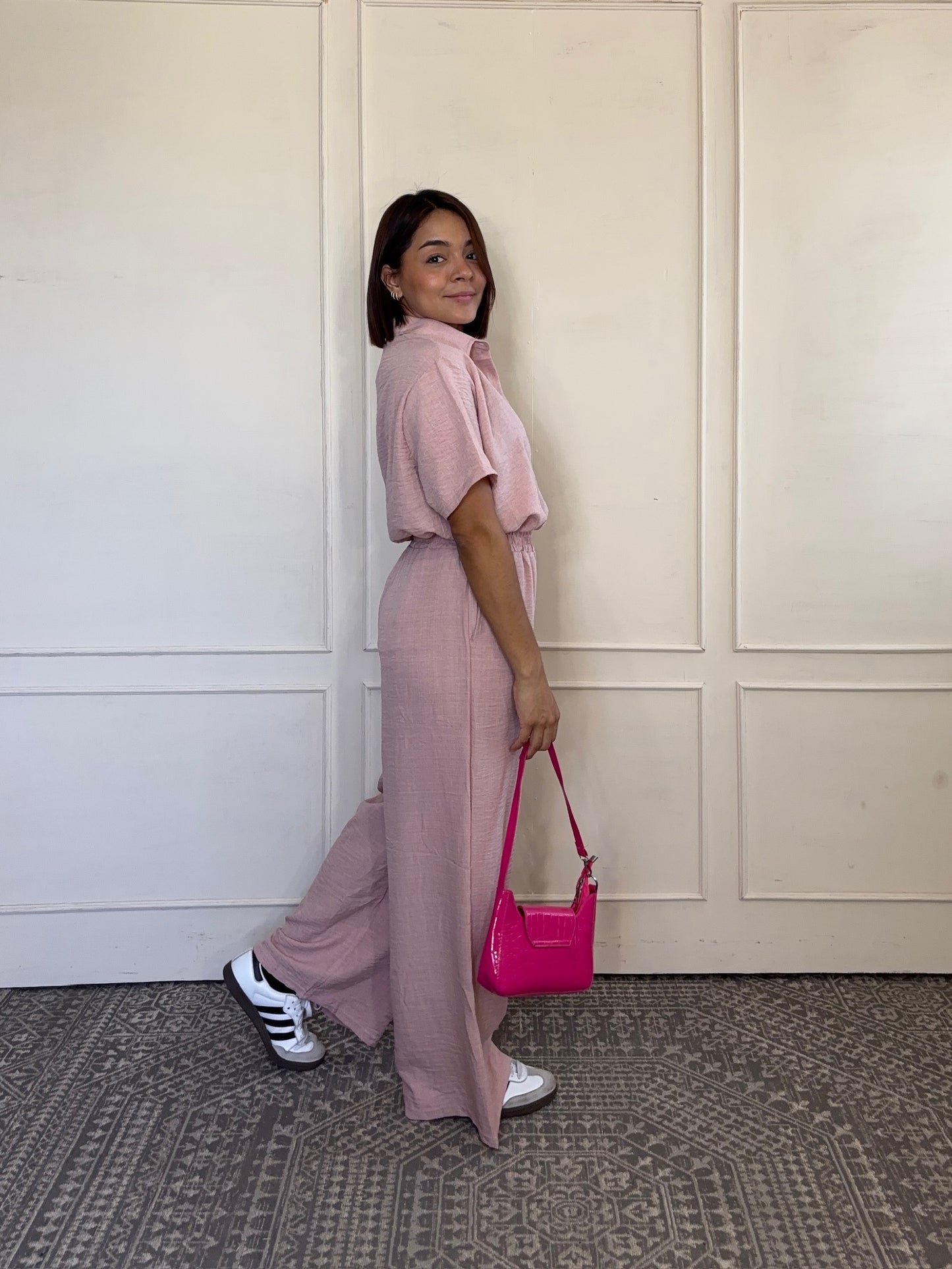 Conjunto Camisero de Pantalón Ancho unitalla