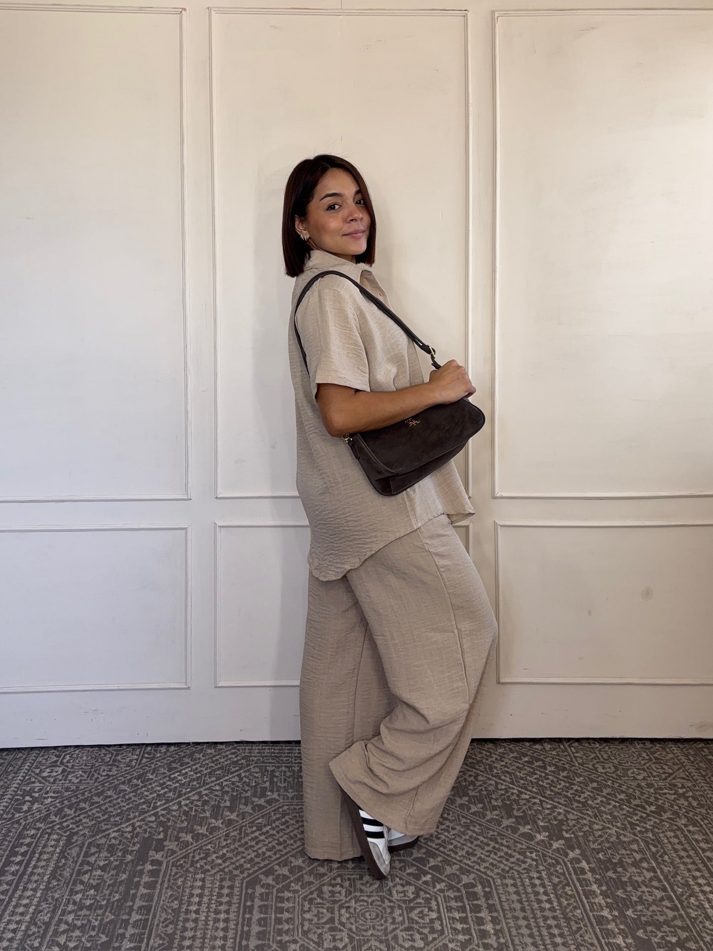 Conjunto Camisero de Pantalón Ancho unitalla
