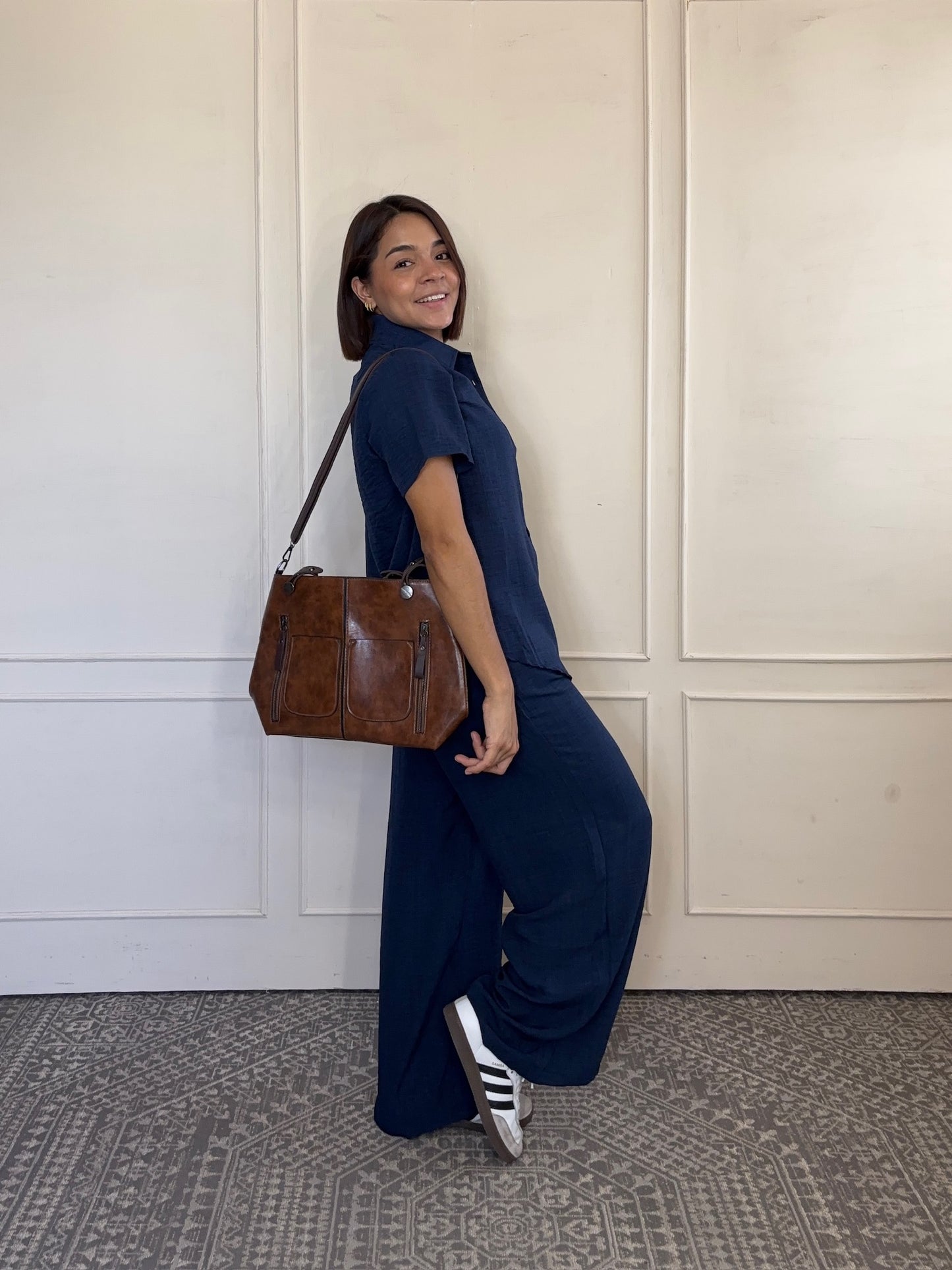 Conjunto Camisero de Pantalón Ancho unitalla