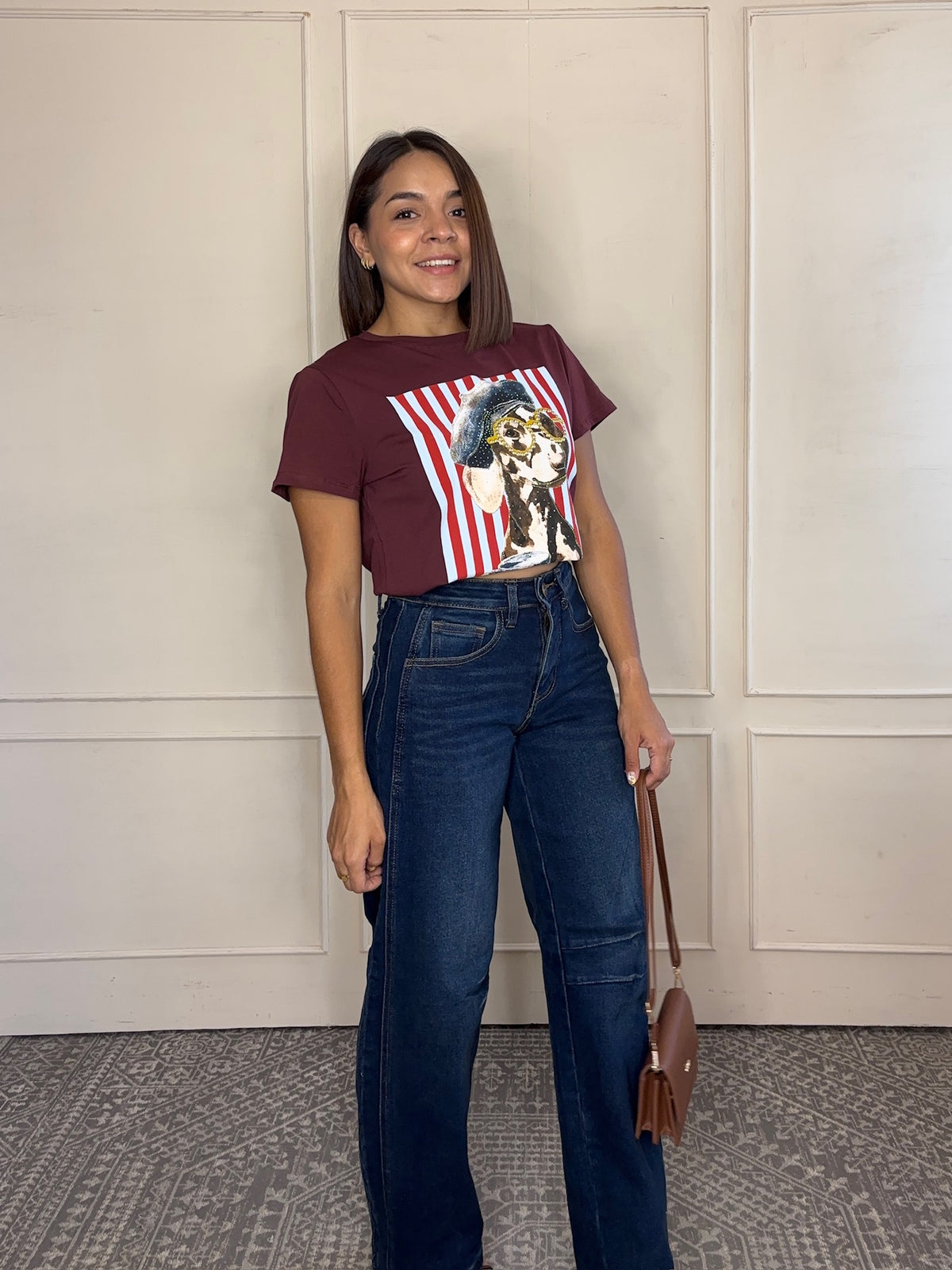 Playera Margot · Dálmata con Boina