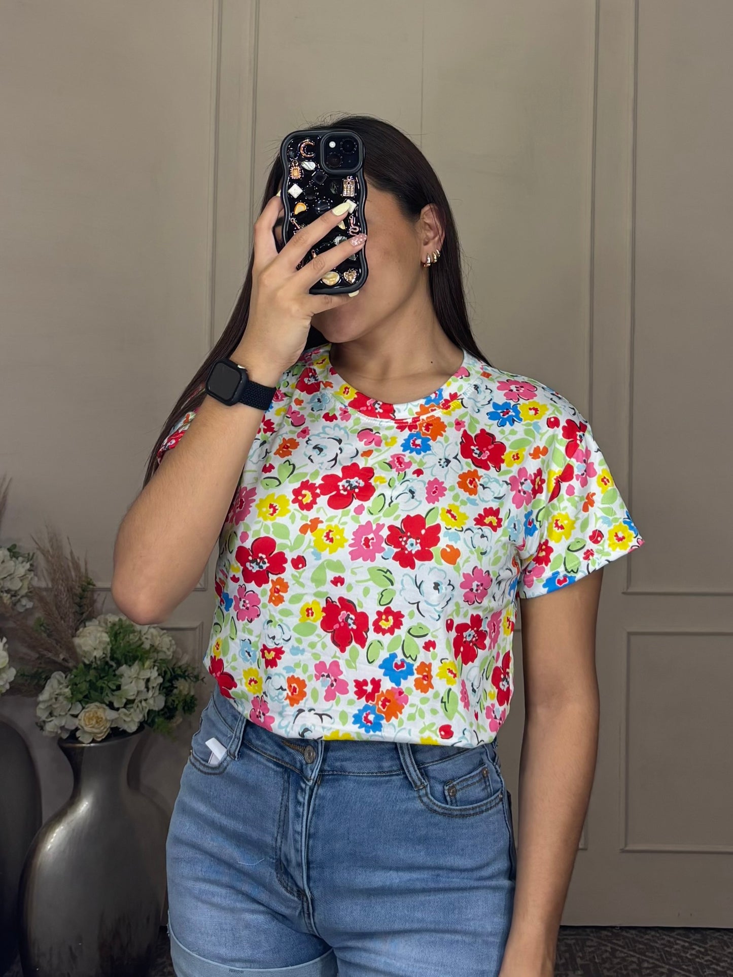 Blusa estampado floral