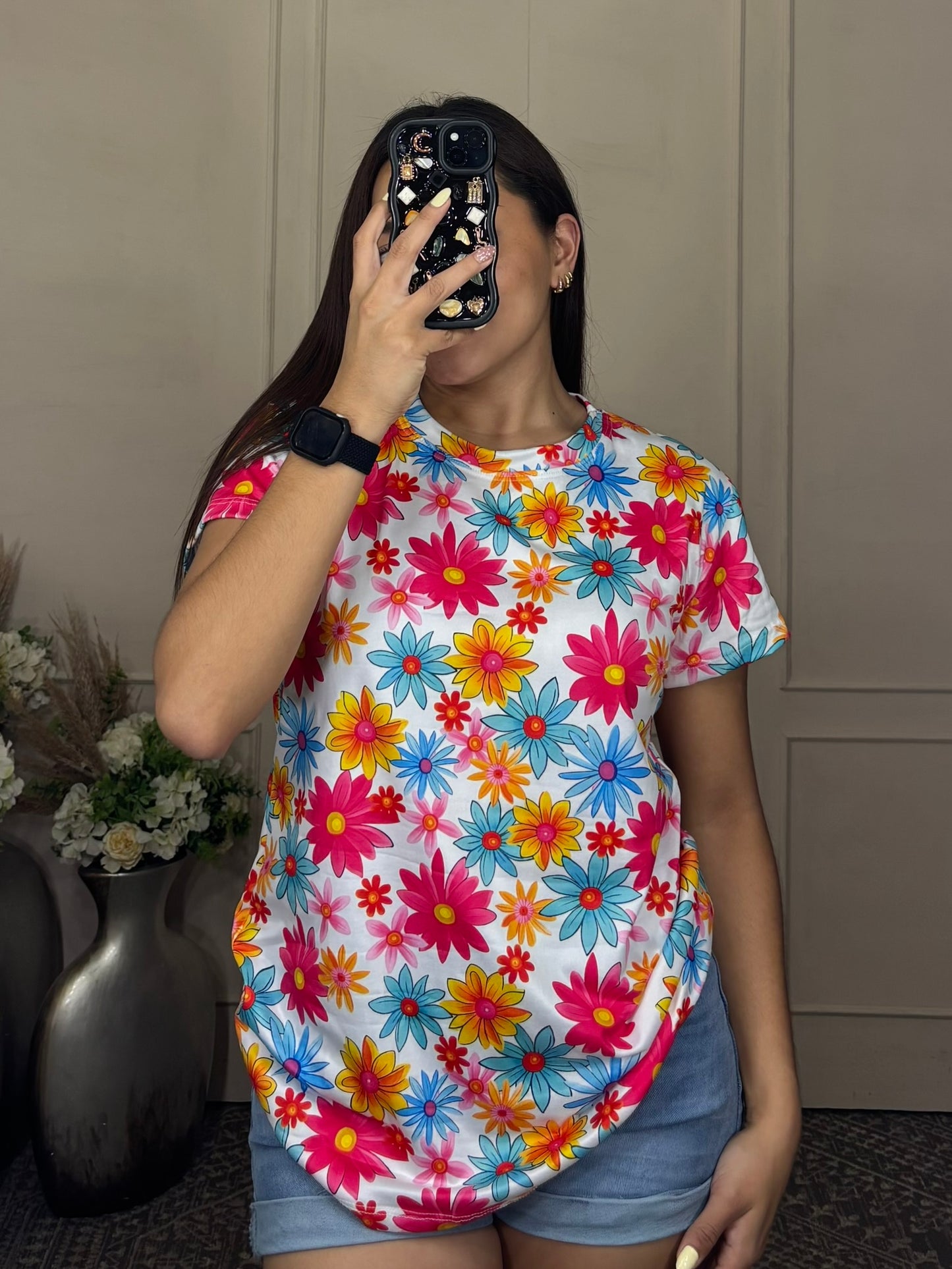 Blusa estampado floral