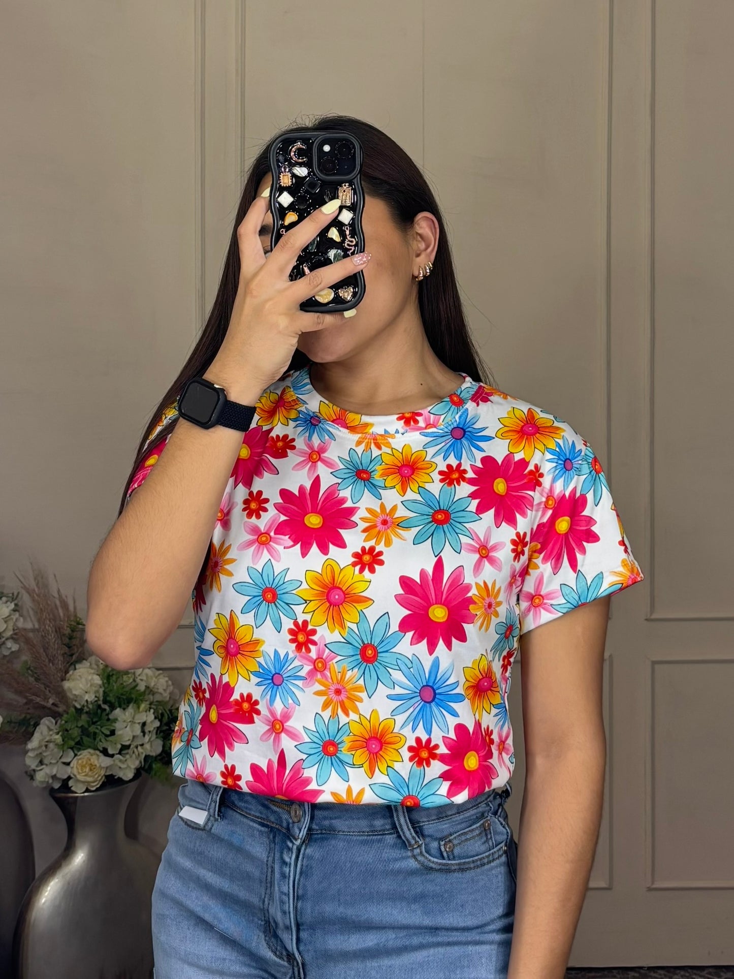 Blusa estampado floral