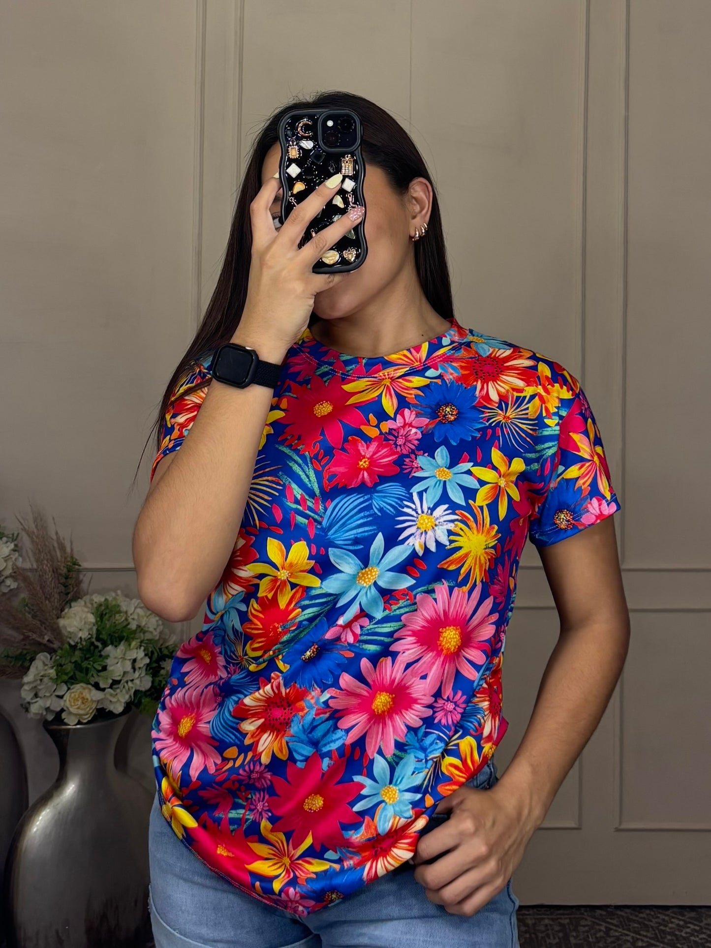 Blusa estampado floral