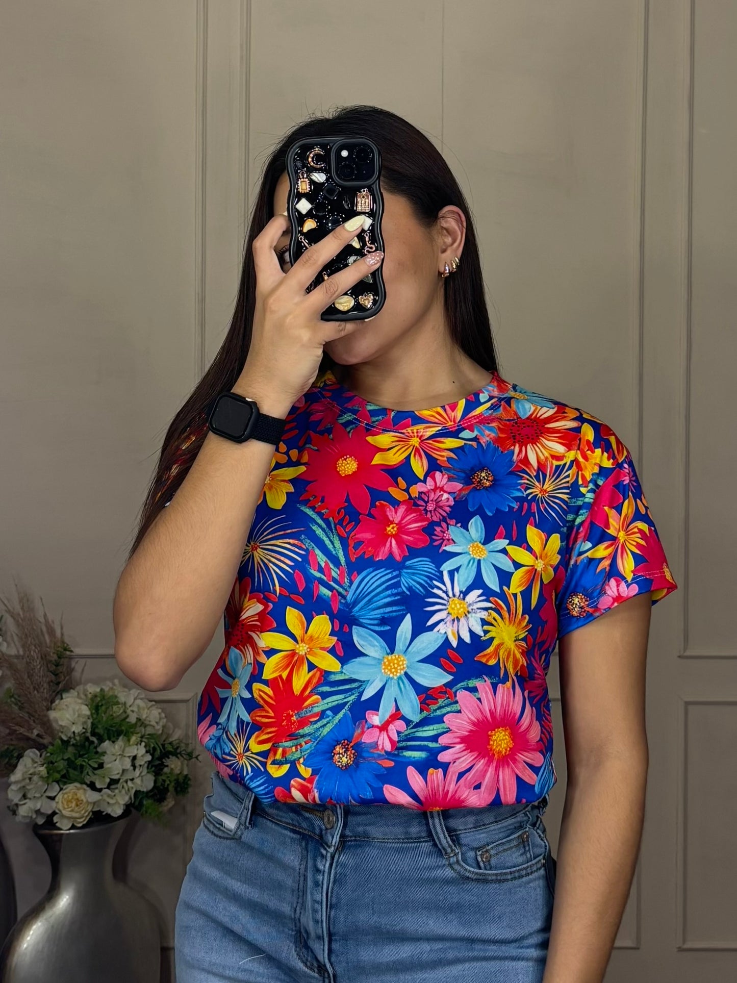Blusa estampado floral