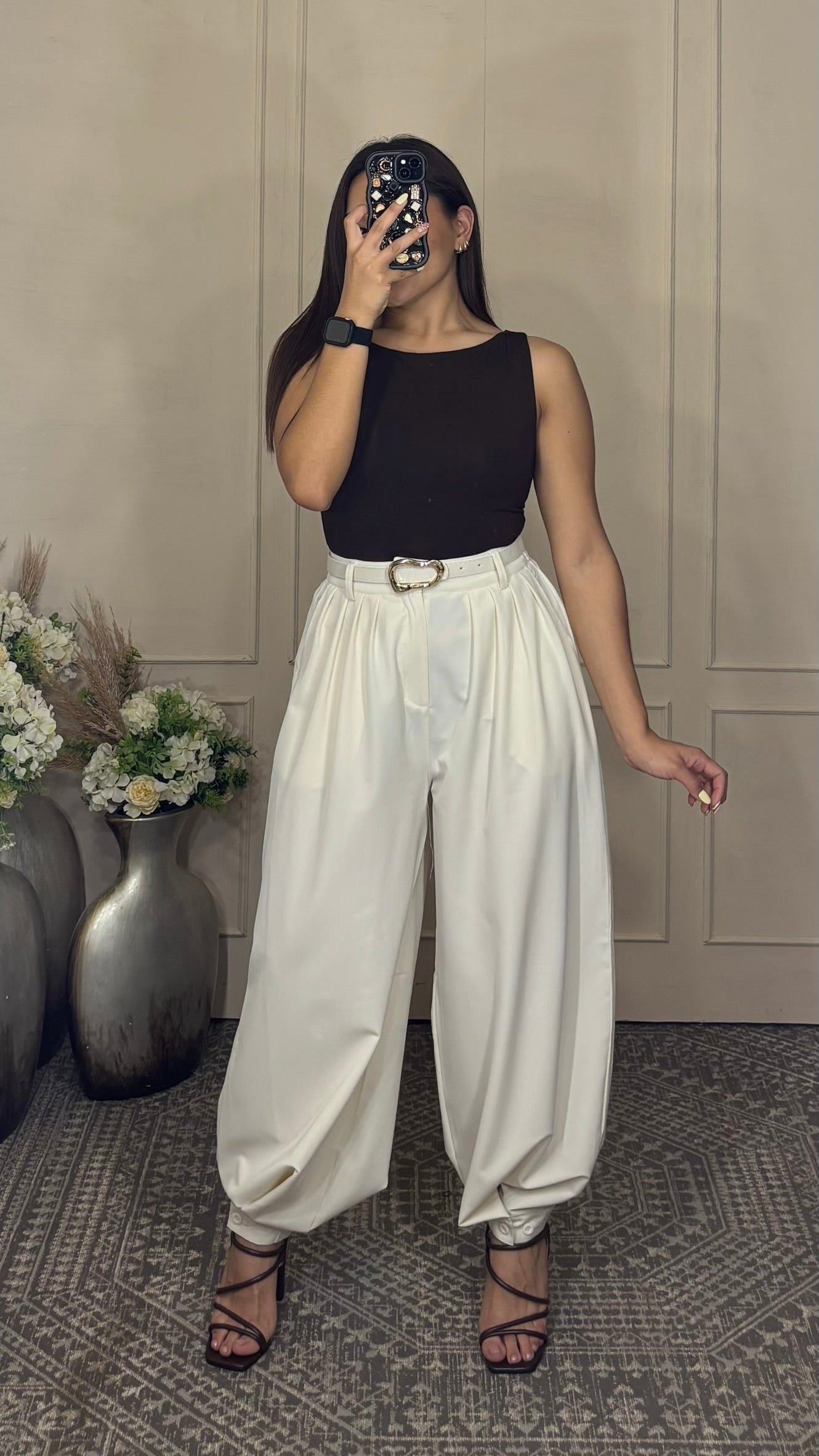 Pantalon de vestir pierna ancha