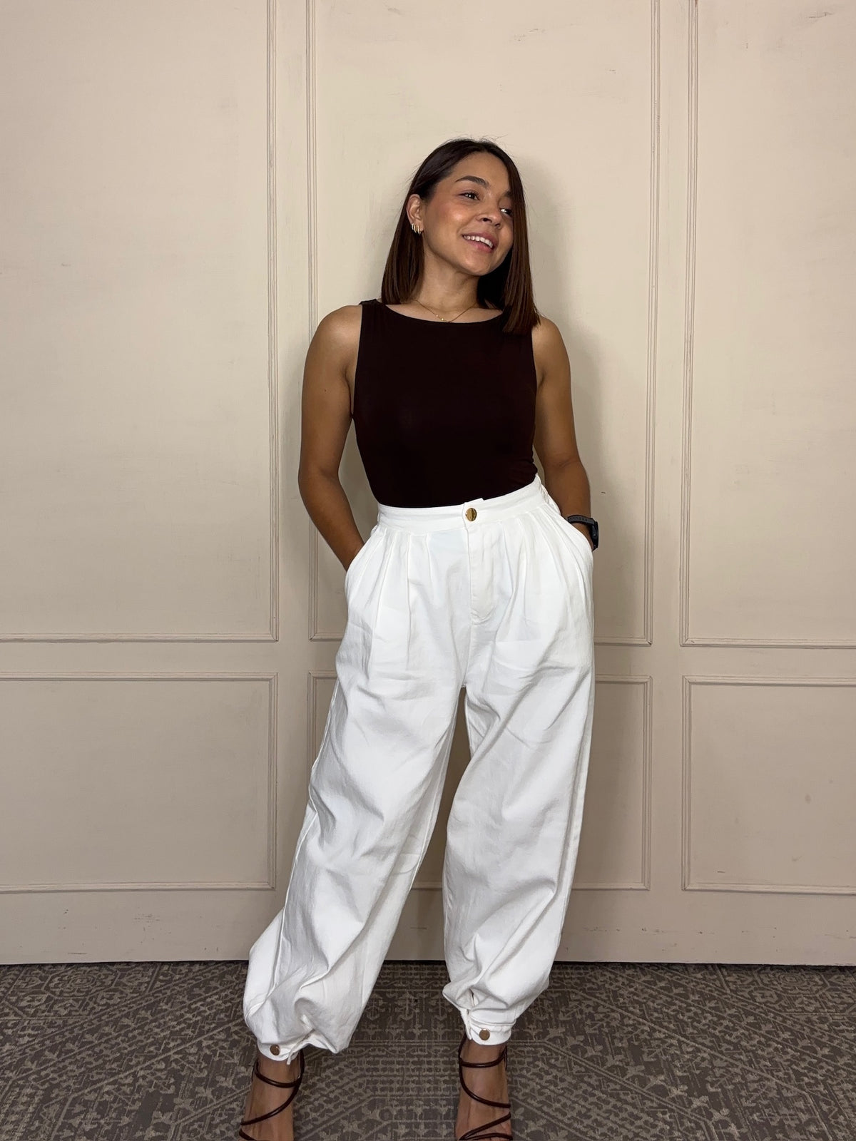 Pantalón Lourdes · 2 en 1 Bombacho