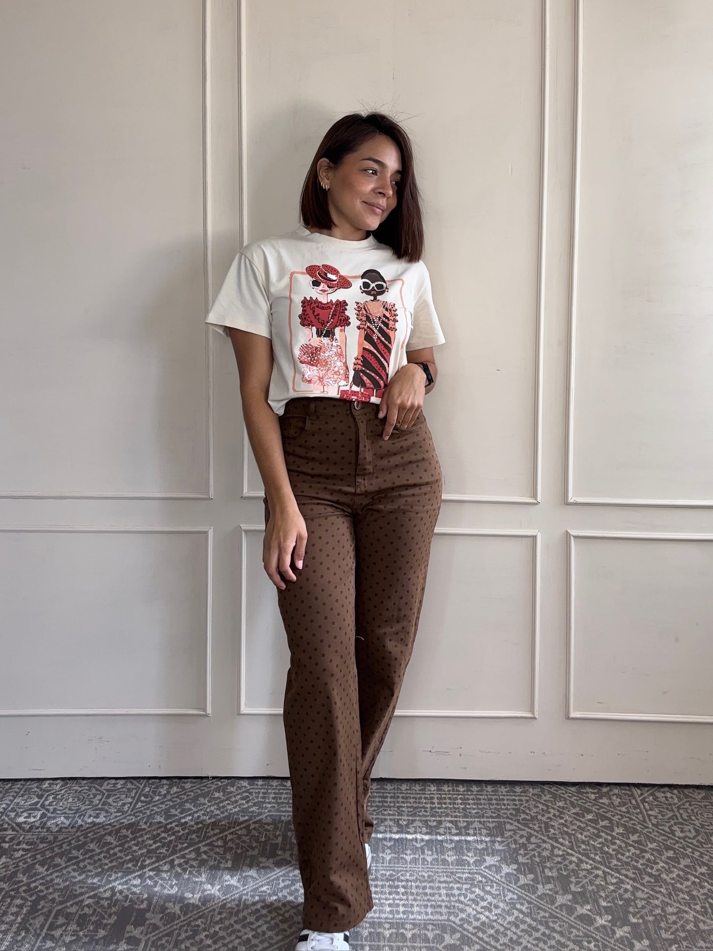 Pantalon mini dots