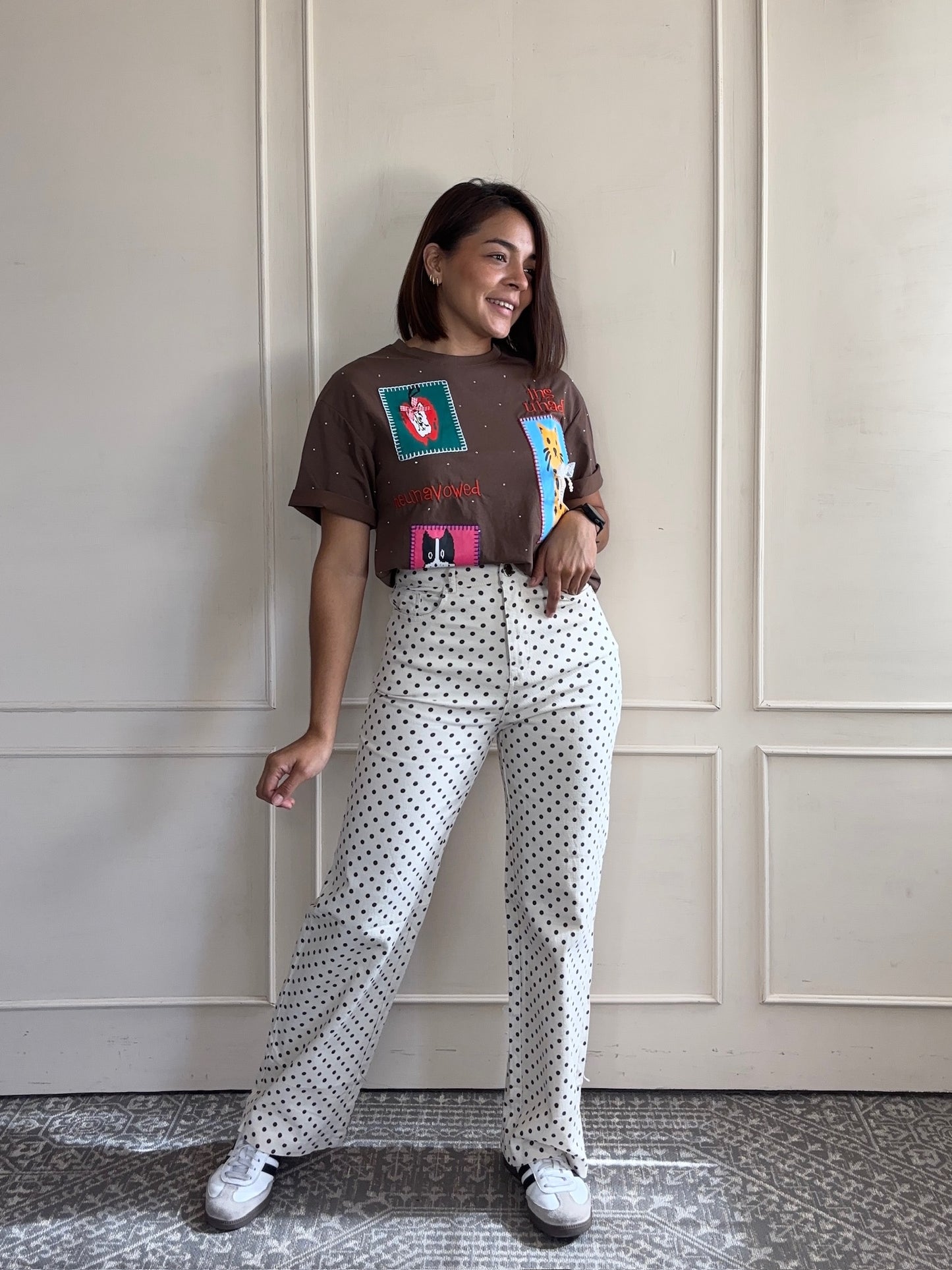 Pantalon mini dots