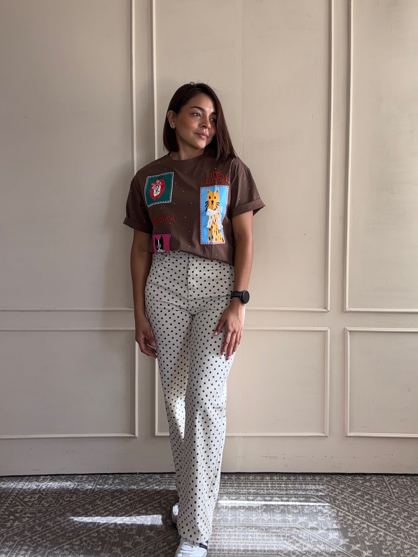 Pantalon mini dots