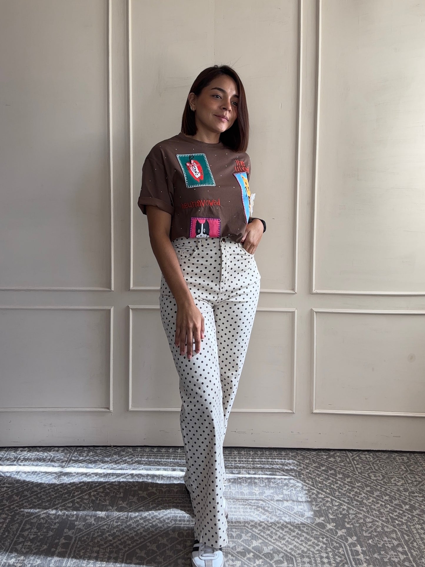 Pantalon mini dots