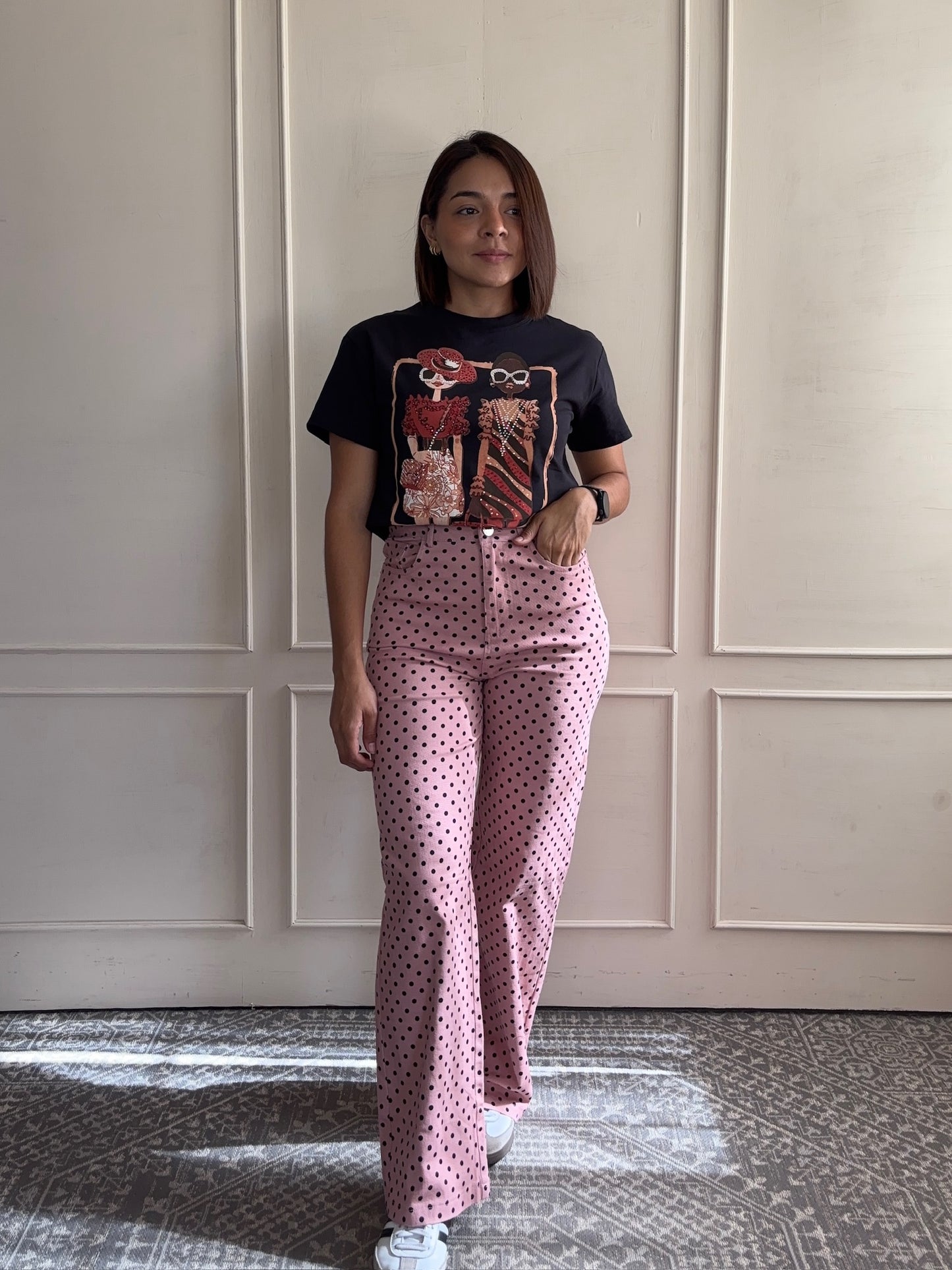 Pantalon mini dots