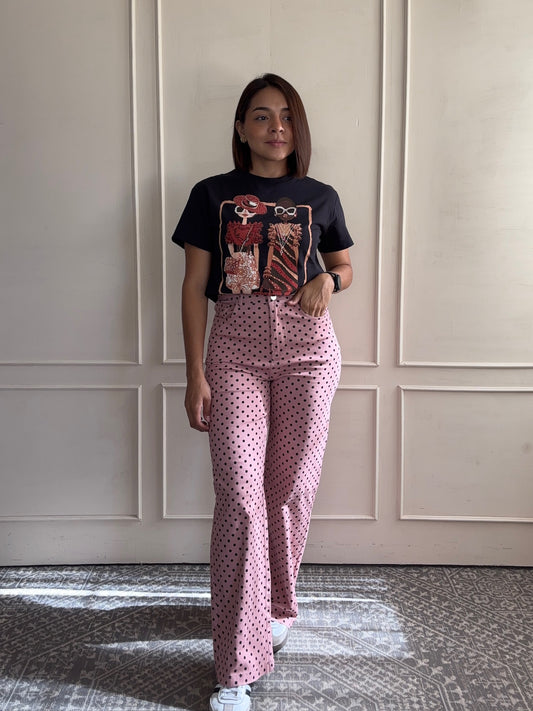 Pantalon mini dots