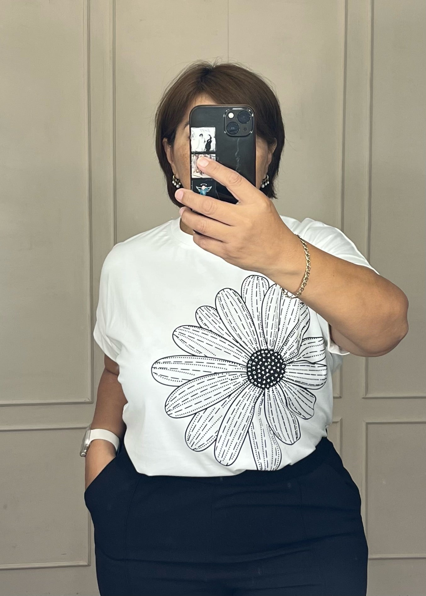 Playera Margarita oversize