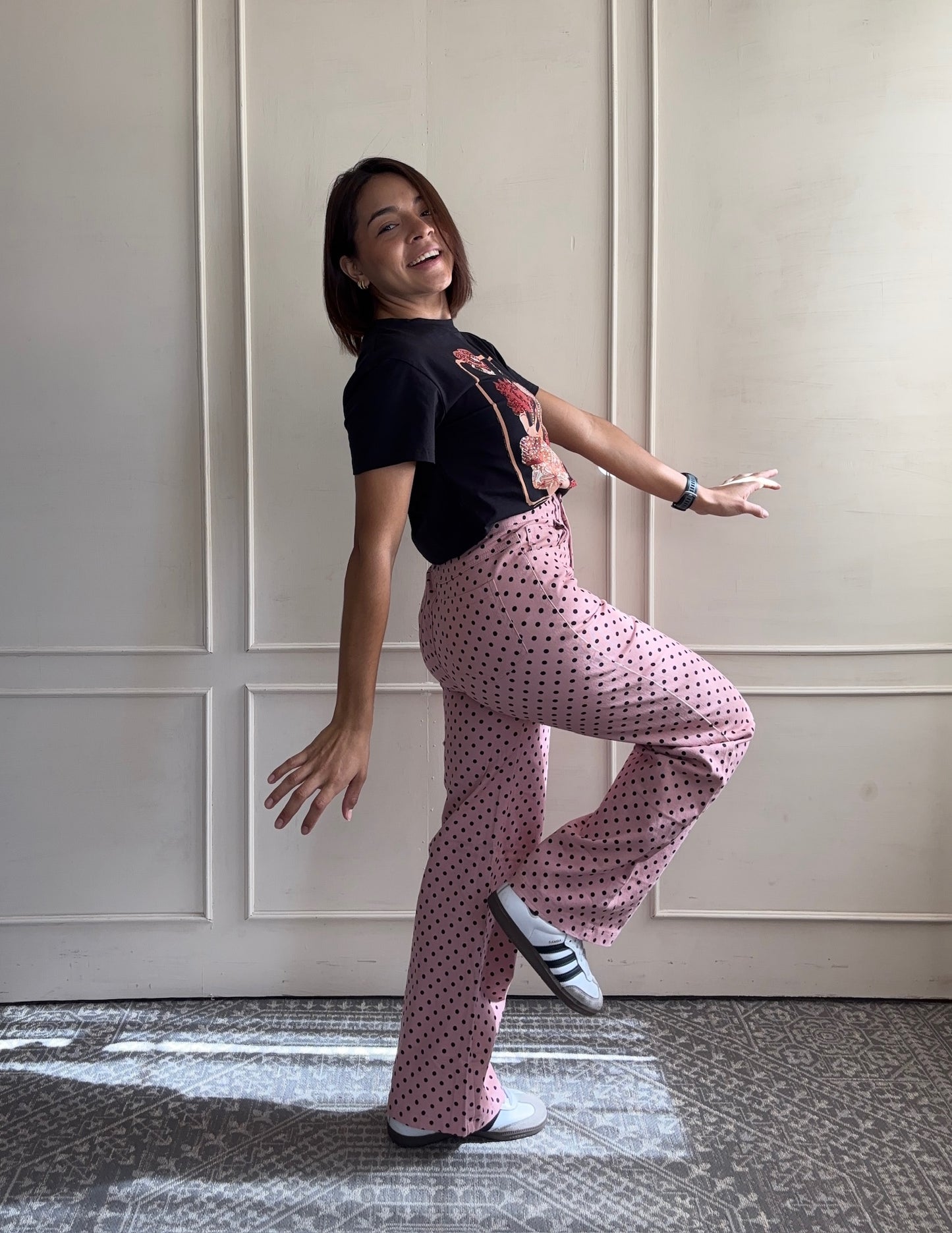 Pantalon mini dots